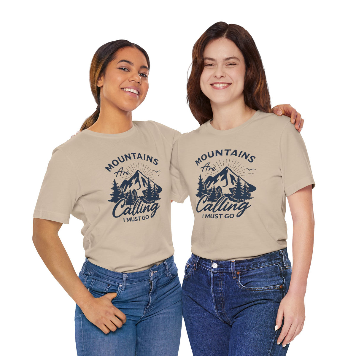 Mountains Are Calling T‑Shirt — Outdoor Adventure Graphic Tee