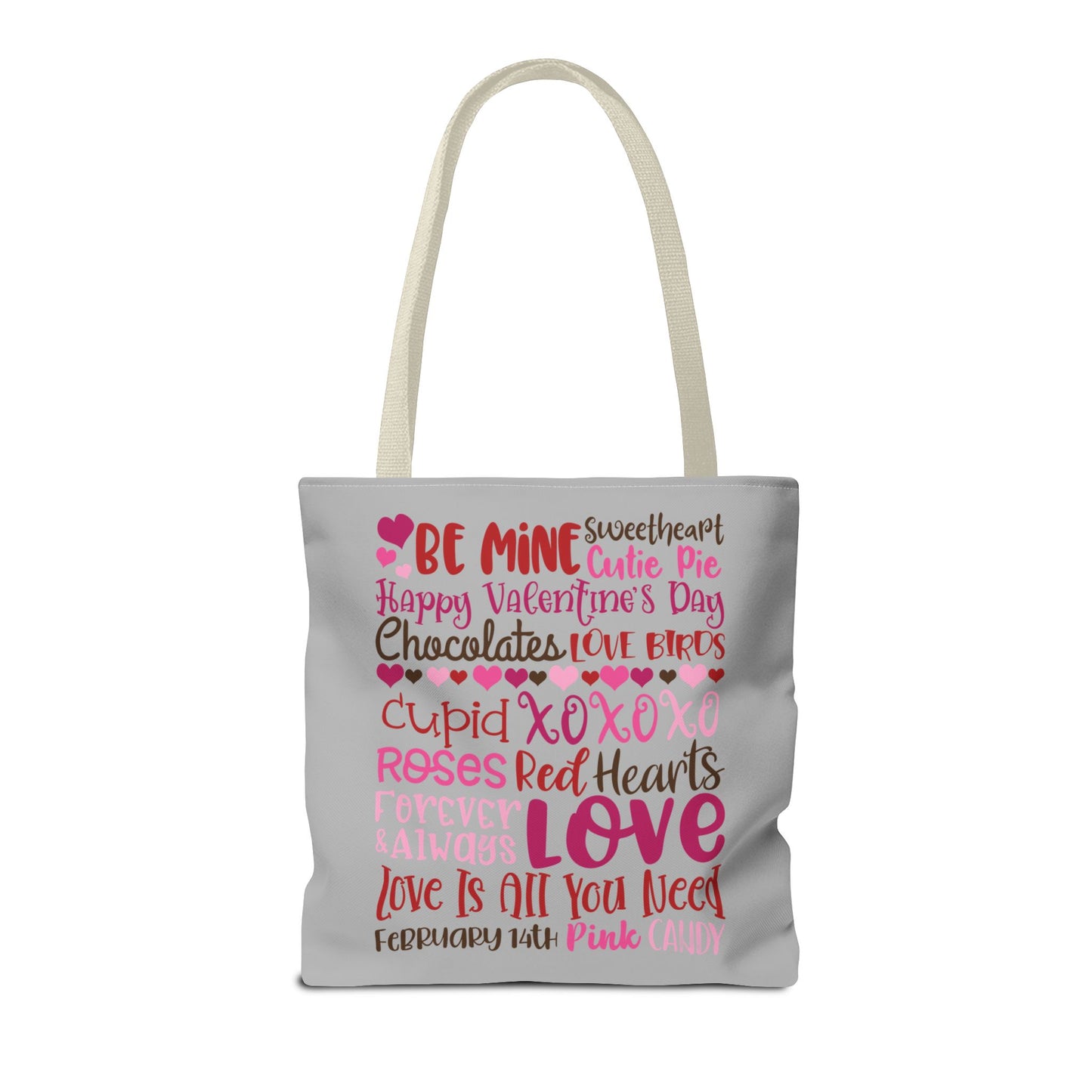 Valentine’s Day Love Words Tote Bag