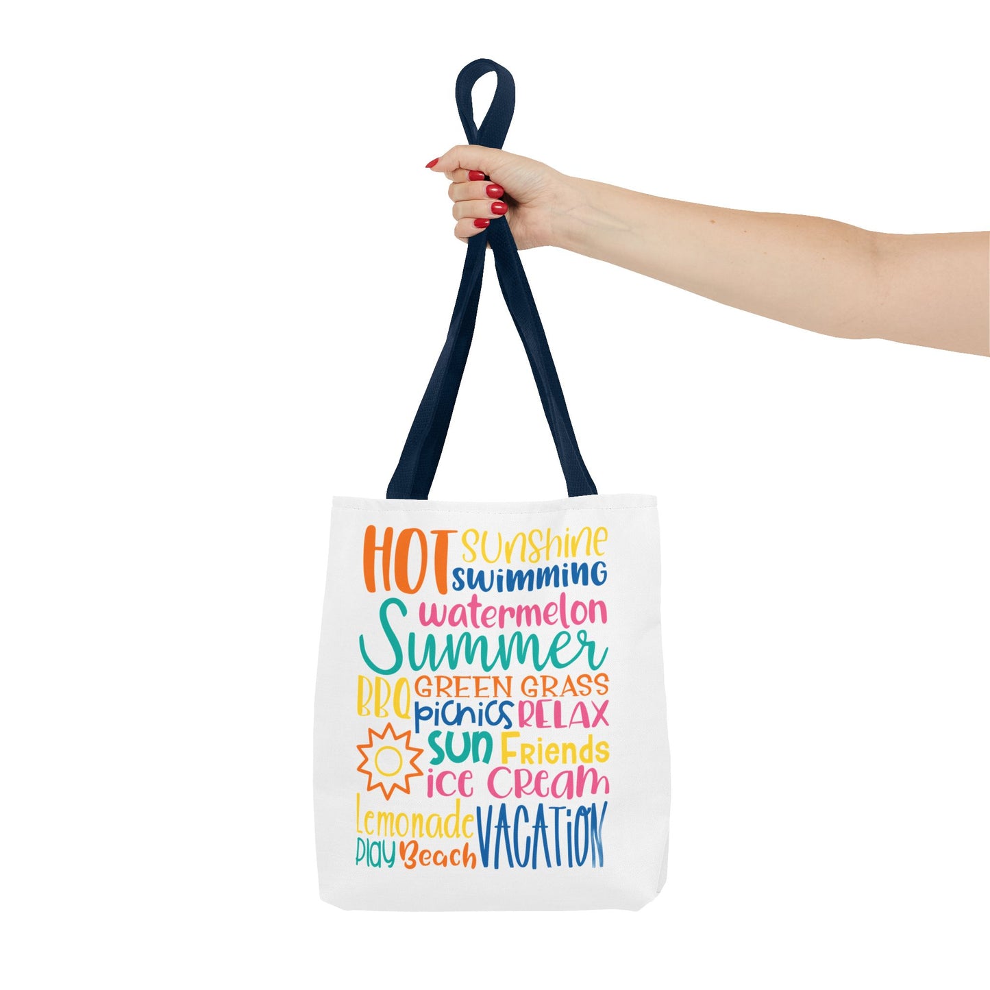 Summer Word Riot Tote Bag