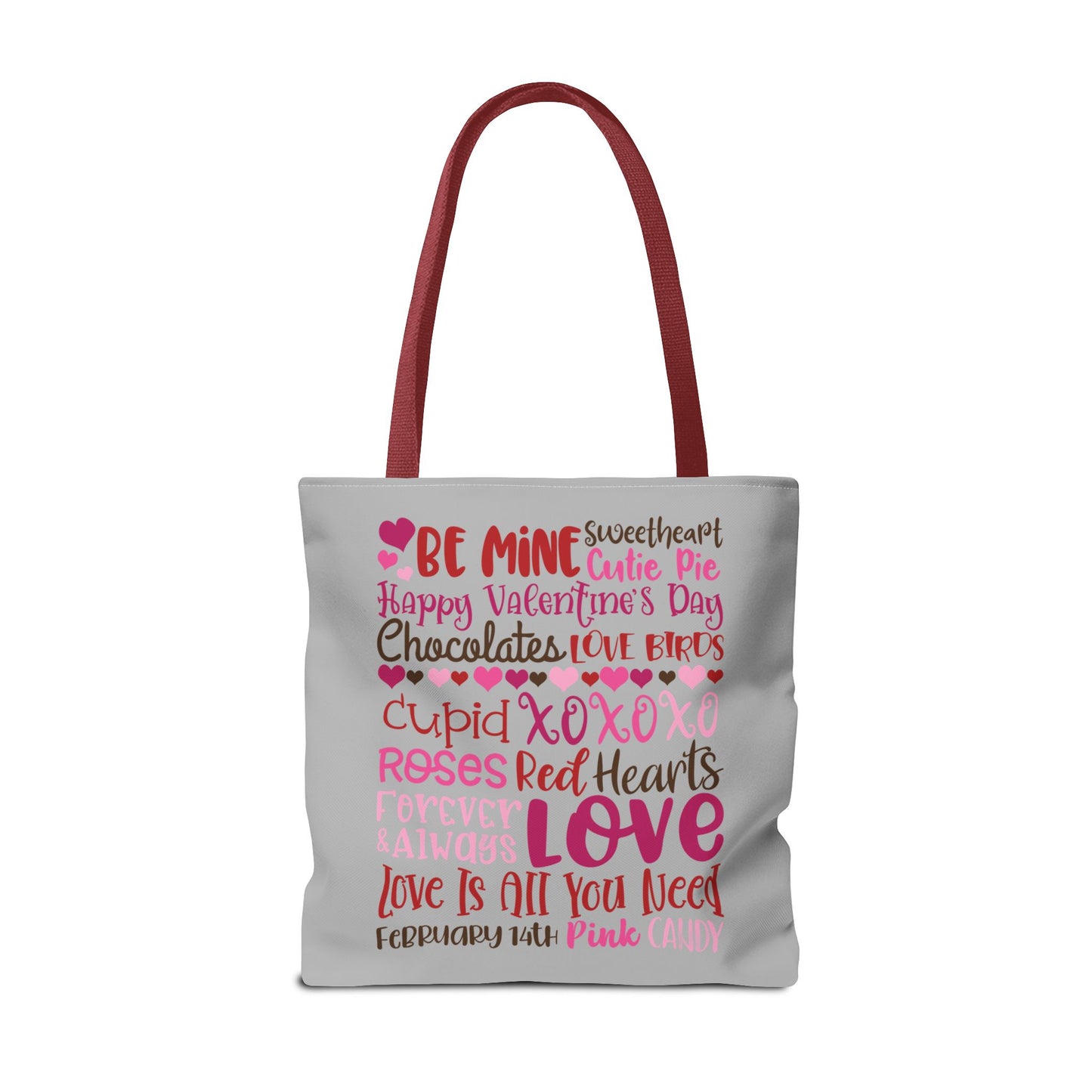 Valentine’s Day Love Words Tote Bag