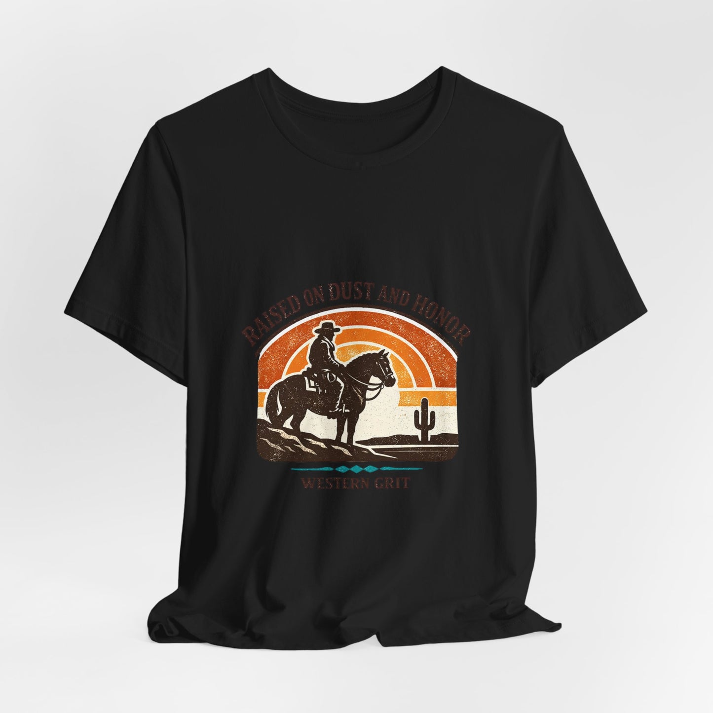 Raised on Dust and Honor Tee | Western cowboy, vintage Americana