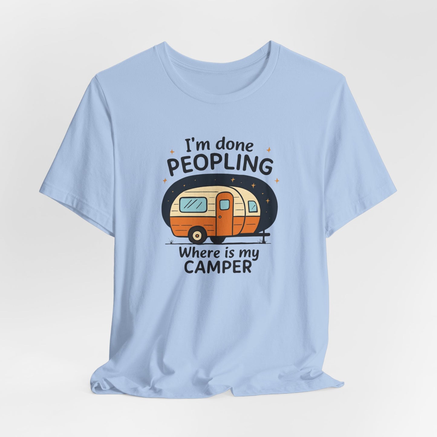 Snarky Social Exit Camper Tee