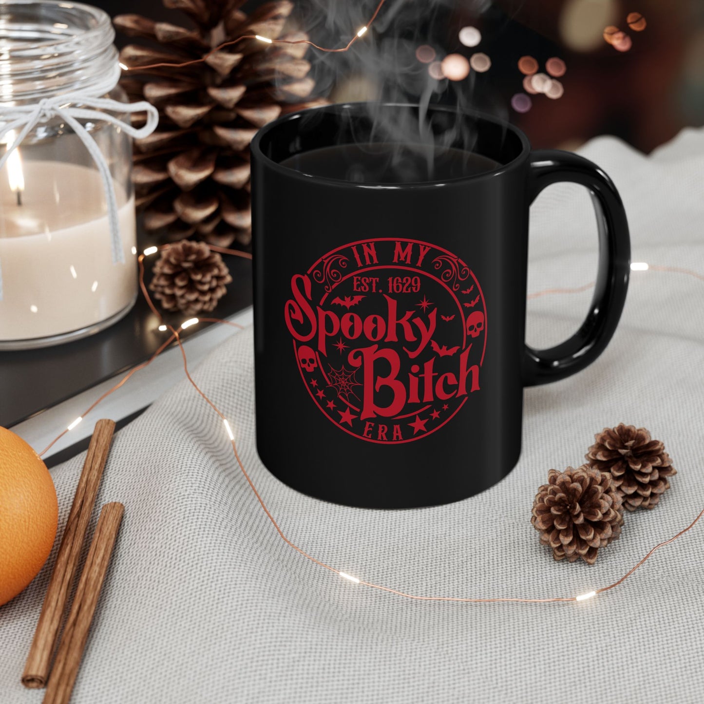 Spooky Bitch Era Black Mug (11 oz & 15 oz)