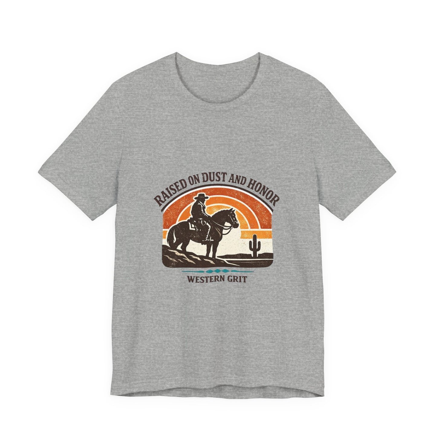 Raised on Dust and Honor Tee | Western cowboy, vintage Americana