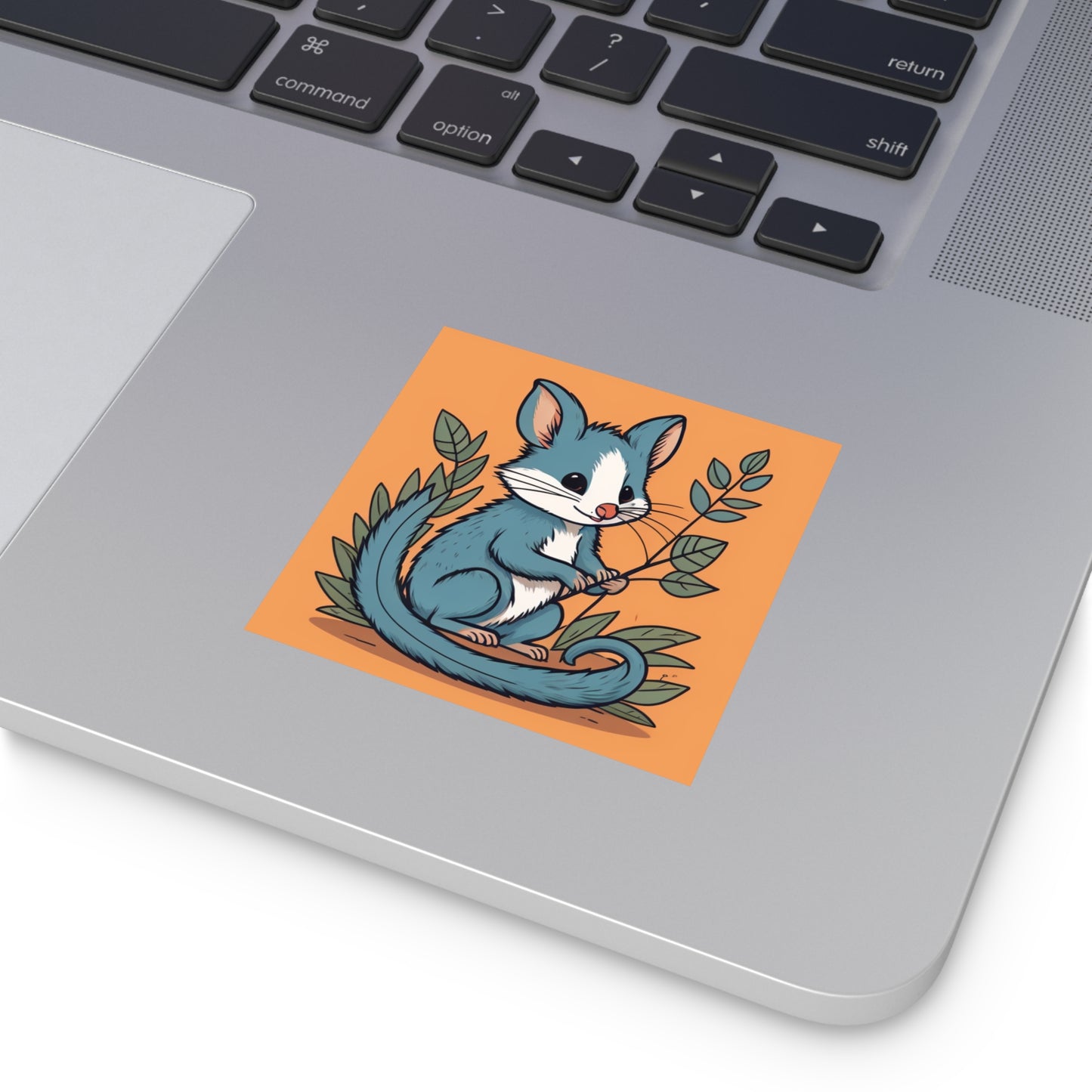 Adorable Cartoon Possum Stickers | Cute Marsupial Vinyl Decals | Fun Animal Sticker Set for Laptops and Journals