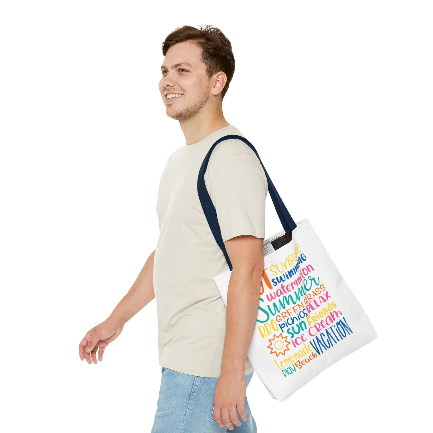Summer Word Riot Tote Bag