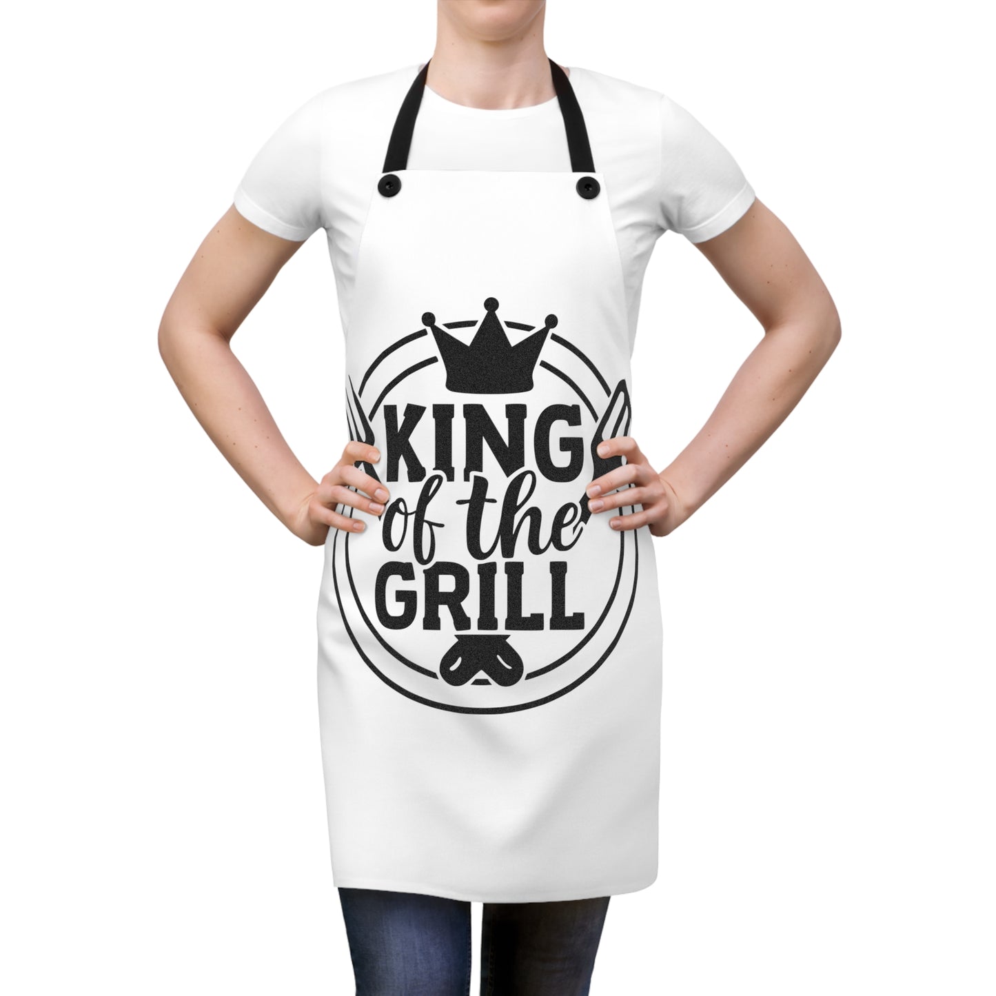 King of the Grill Apron for Dad - Perfect Father's Day BBQ Gift