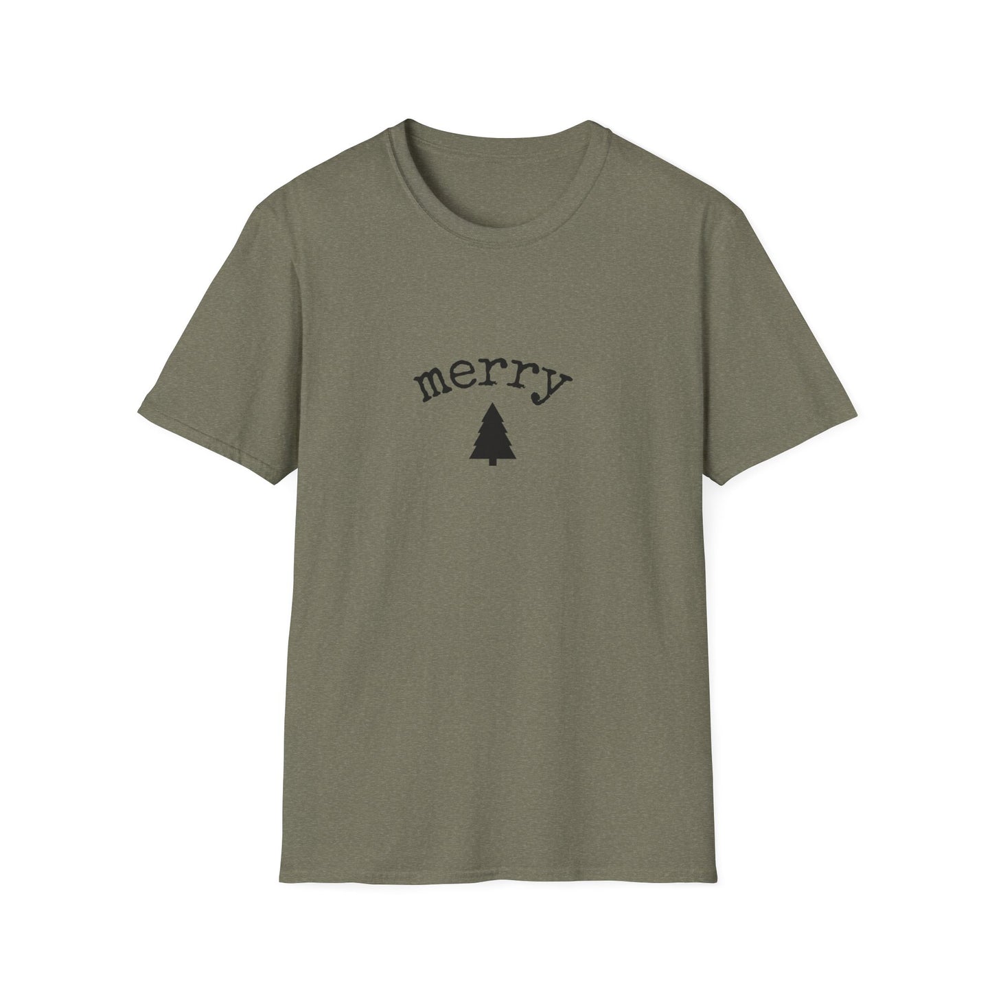 Cute "Merry Tree" Holiday T-Shirt — Festive Christmas Graphic Tee