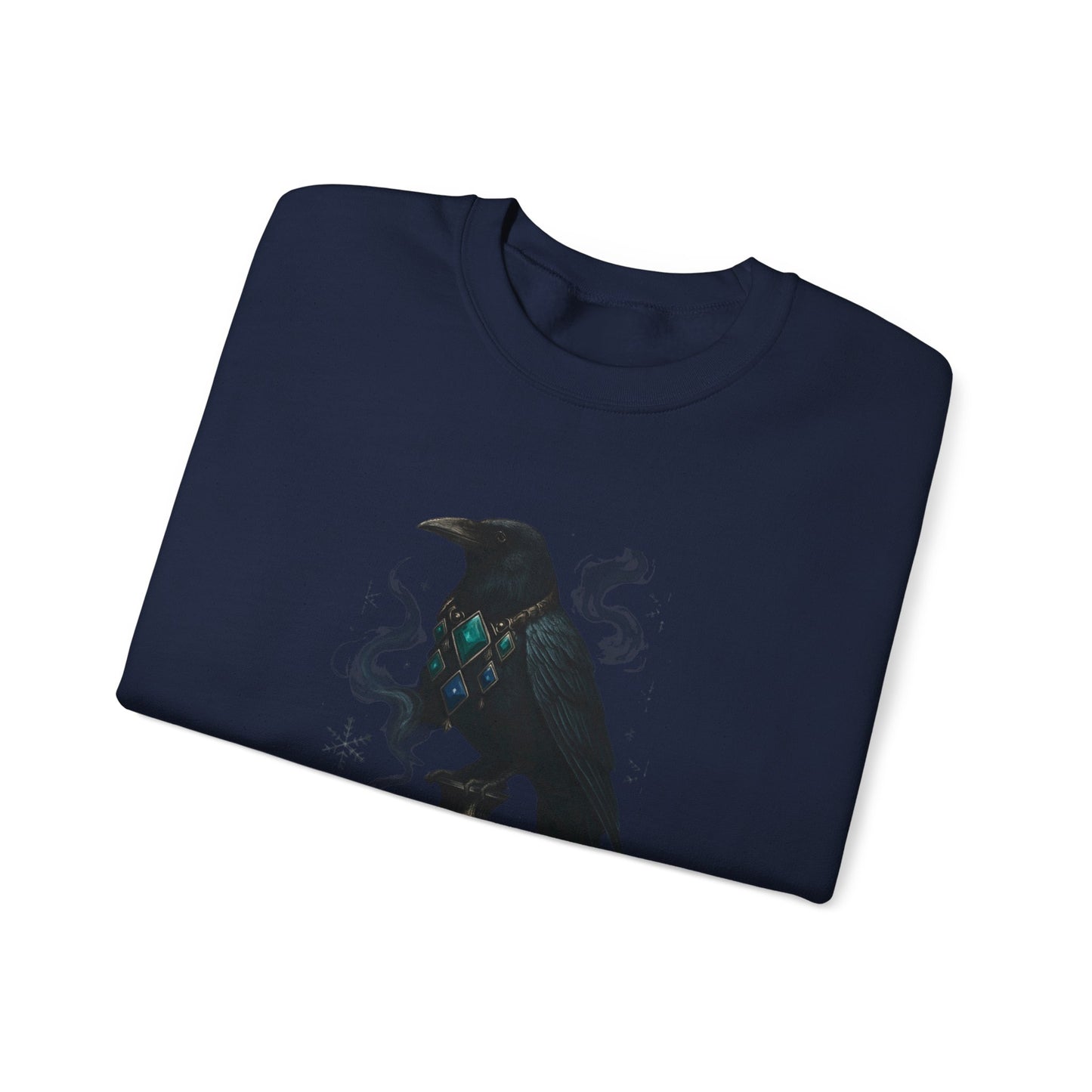 Gothic Cheer Crow Sweatshirt — "Gothic Cheer, Give Me Fear" Crewneck