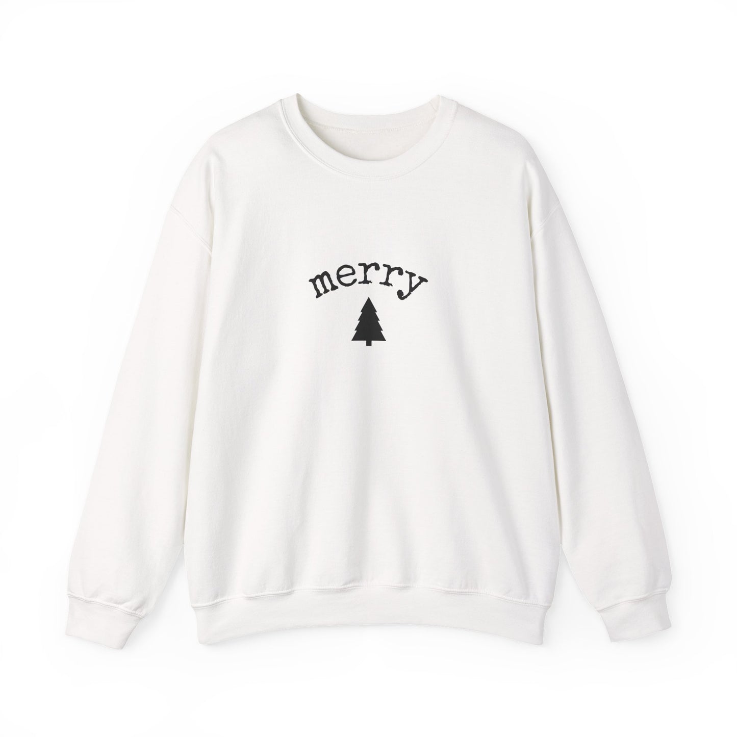 Merry Festive Holiday Crewneck Sweatshirt — Cute Christmas Sweatshirt
