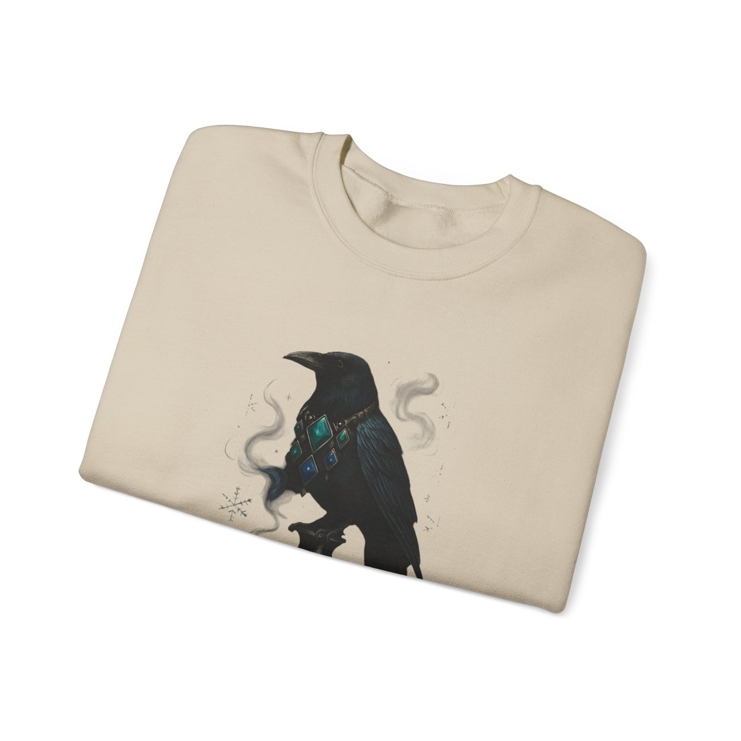 Gothic Cheer Crow Sweatshirt — "Gothic Cheer, Give Me Fear" Crewneck