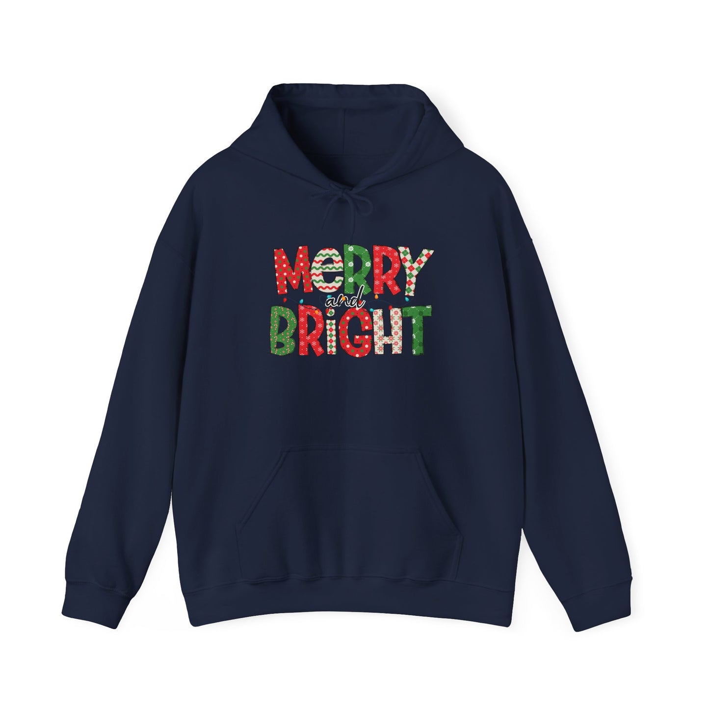 Merry and Bright Christmas Hoodie