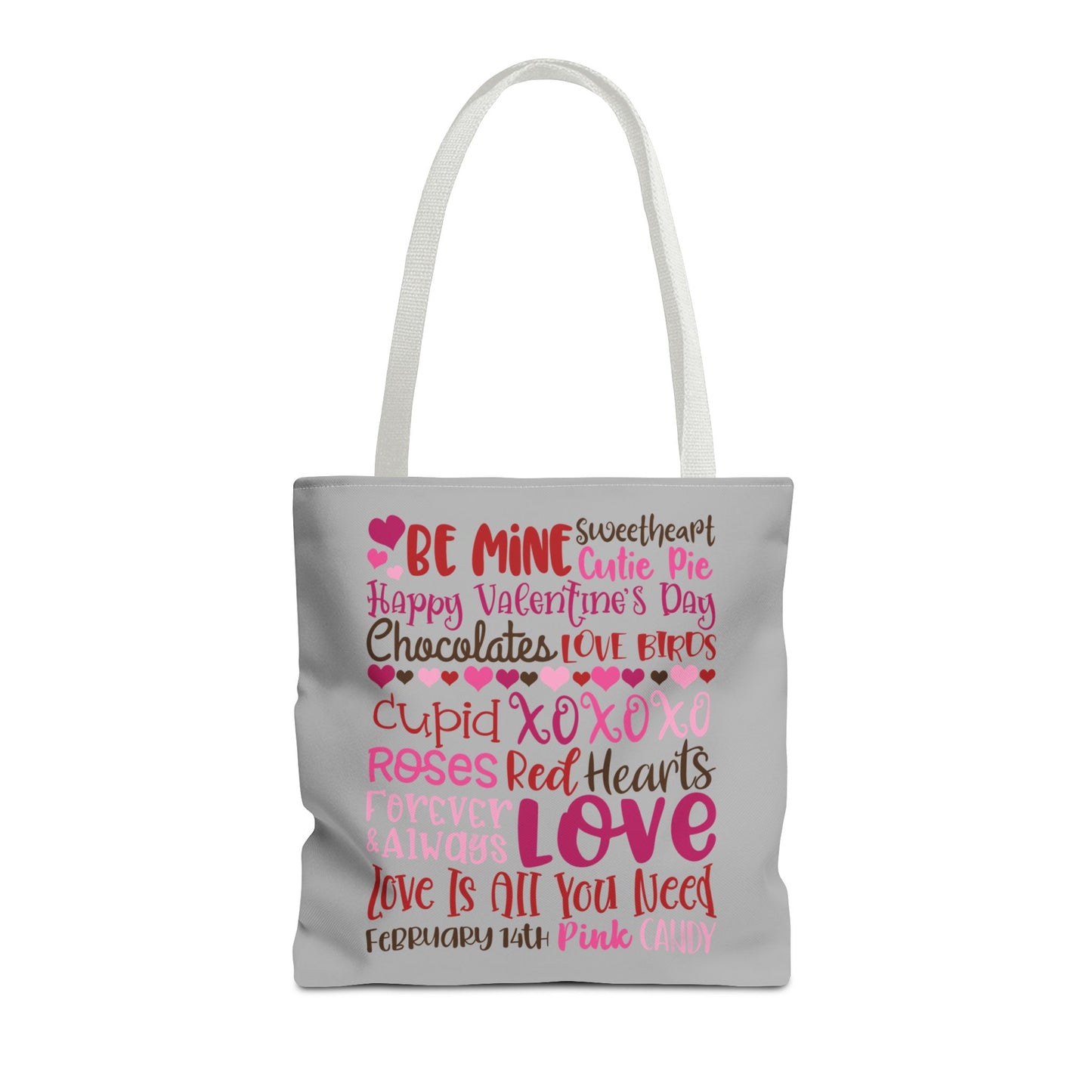 Valentine’s Day Love Words Tote Bag