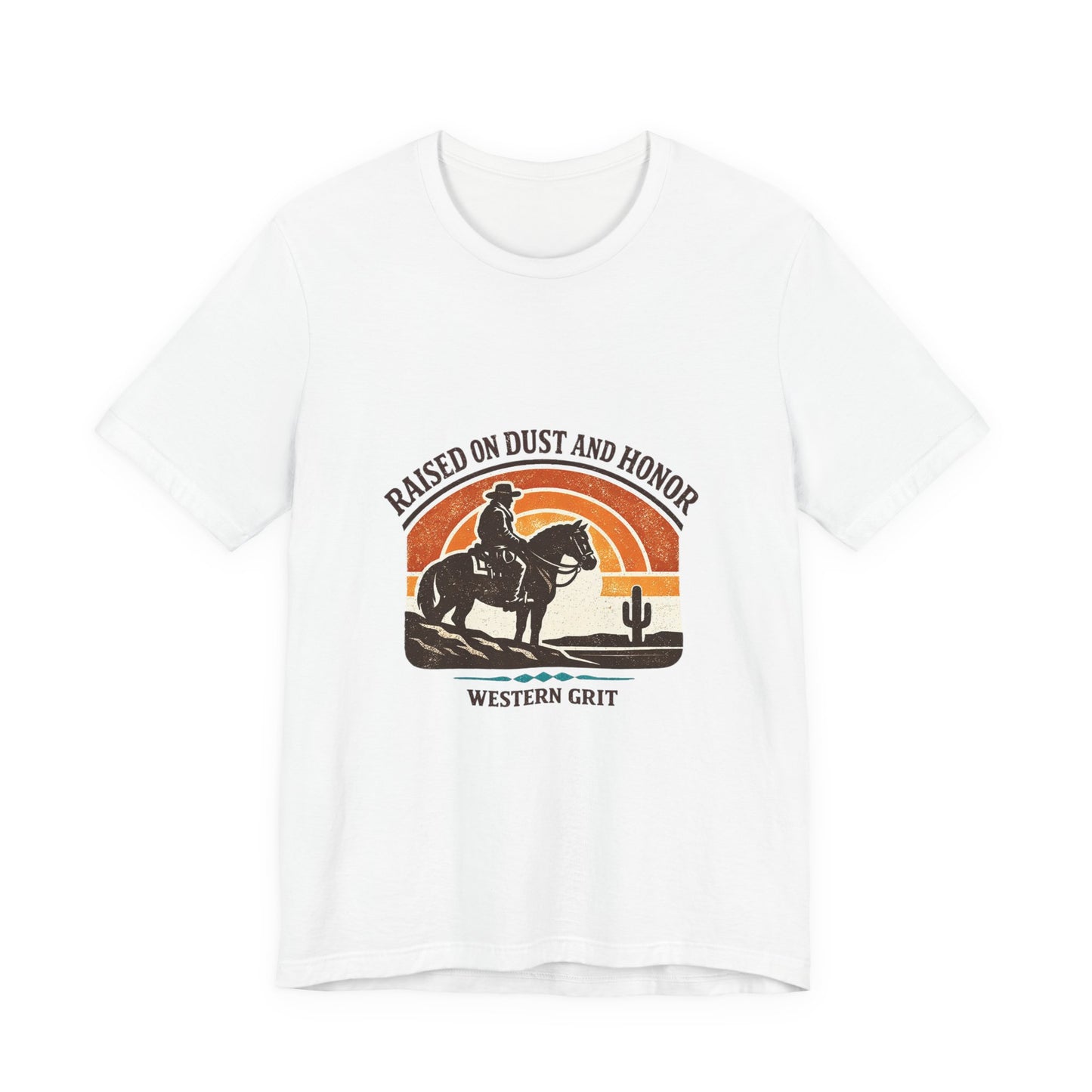 Raised on Dust and Honor Tee | Western cowboy, vintage Americana