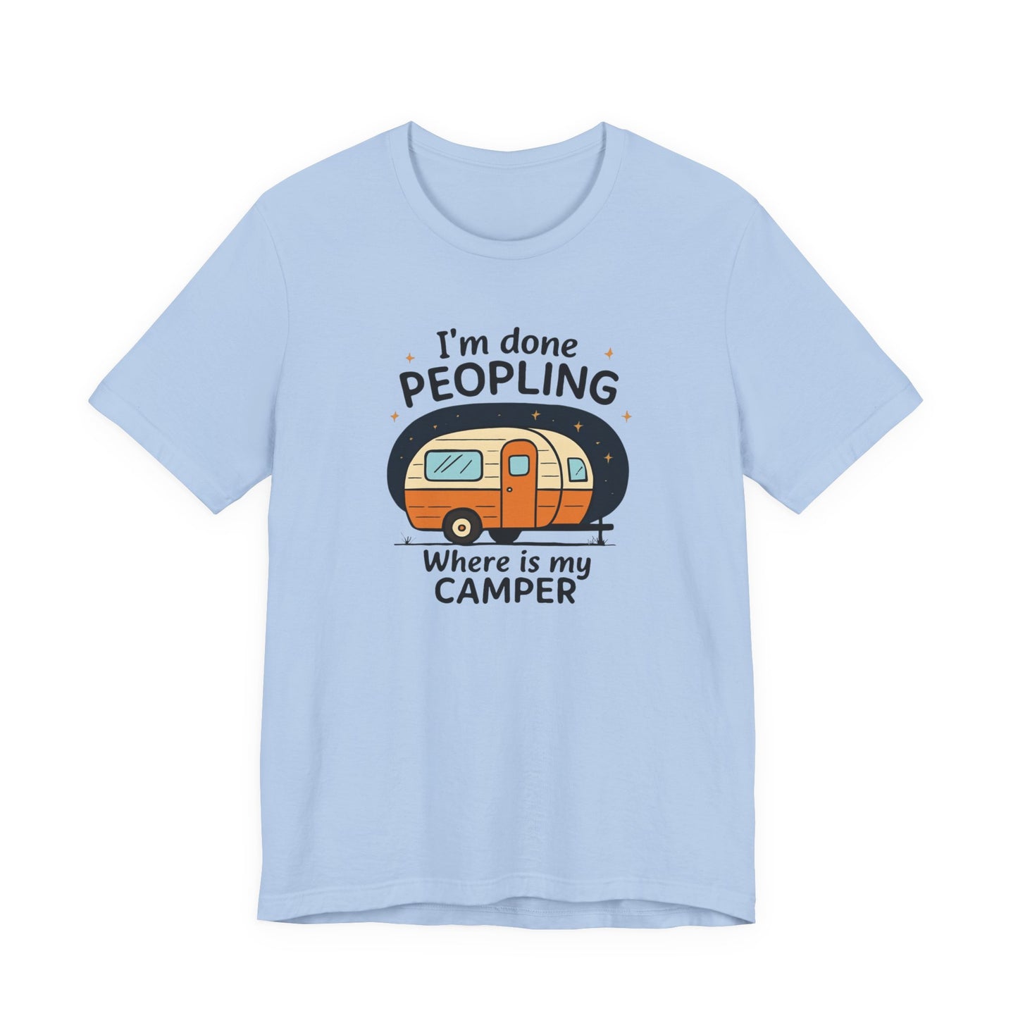 Snarky Social Exit Camper Tee
