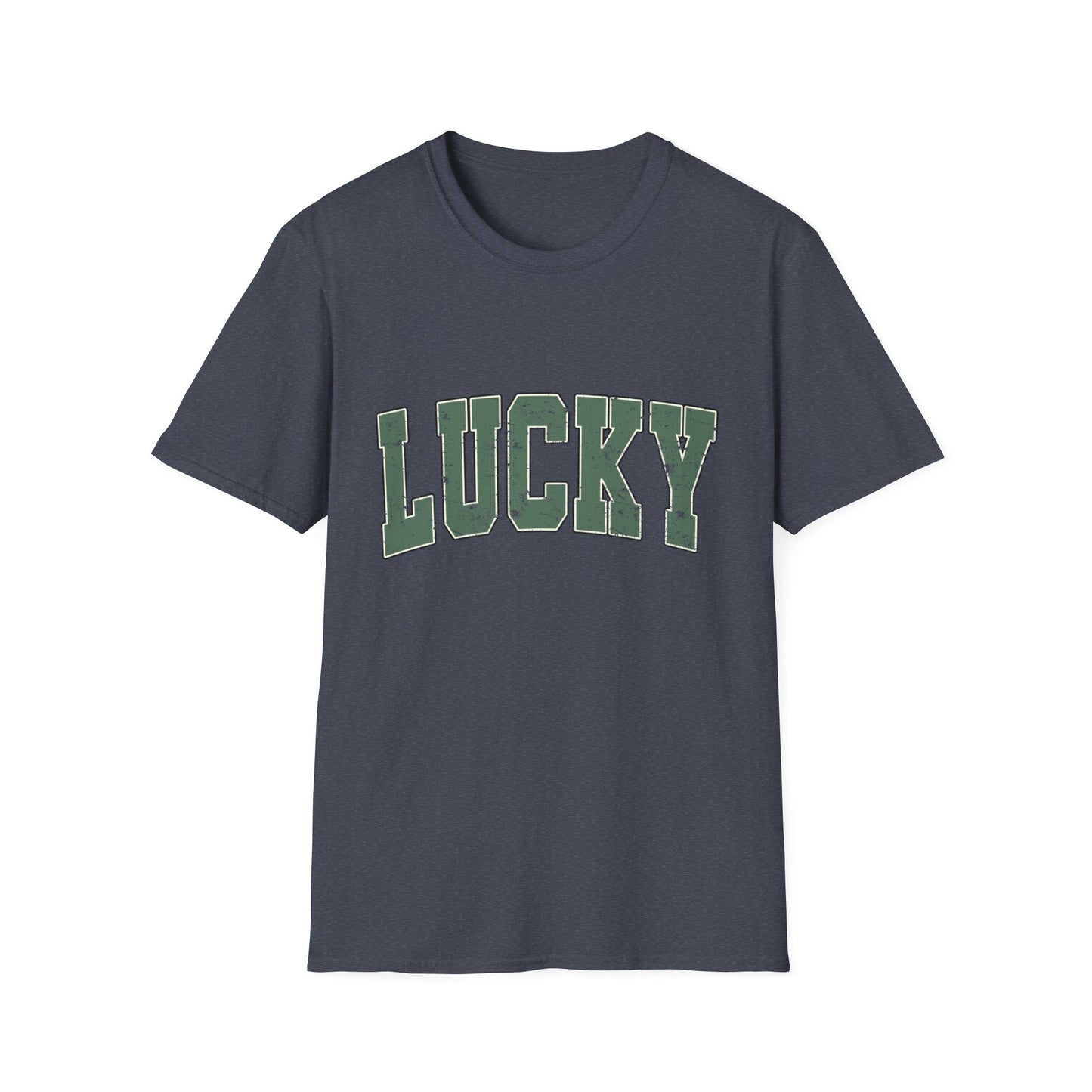 Lucky Graphic T-Shirt — Vintage Green St. Patrick’s Day Tee
