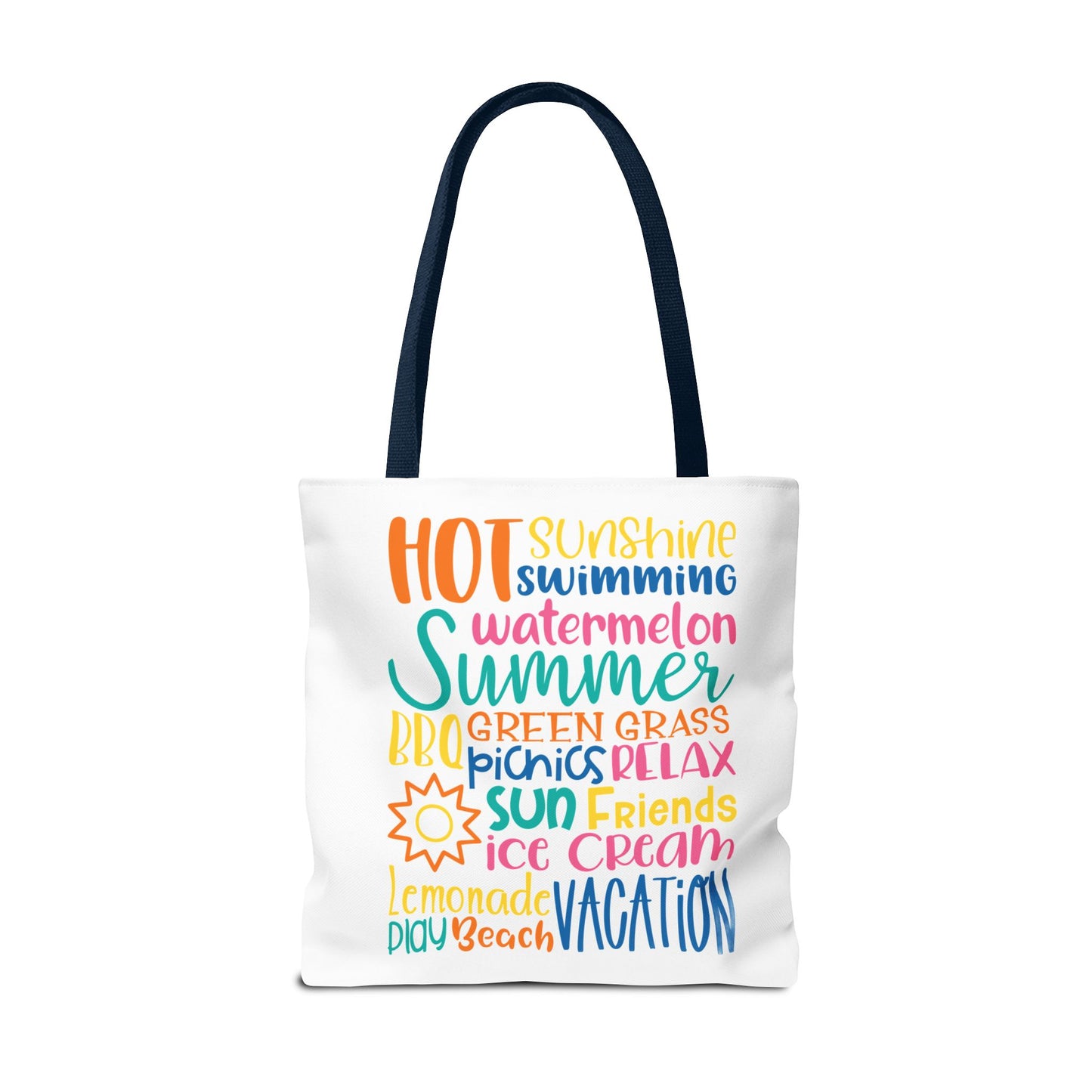 Summer Word Riot Tote Bag
