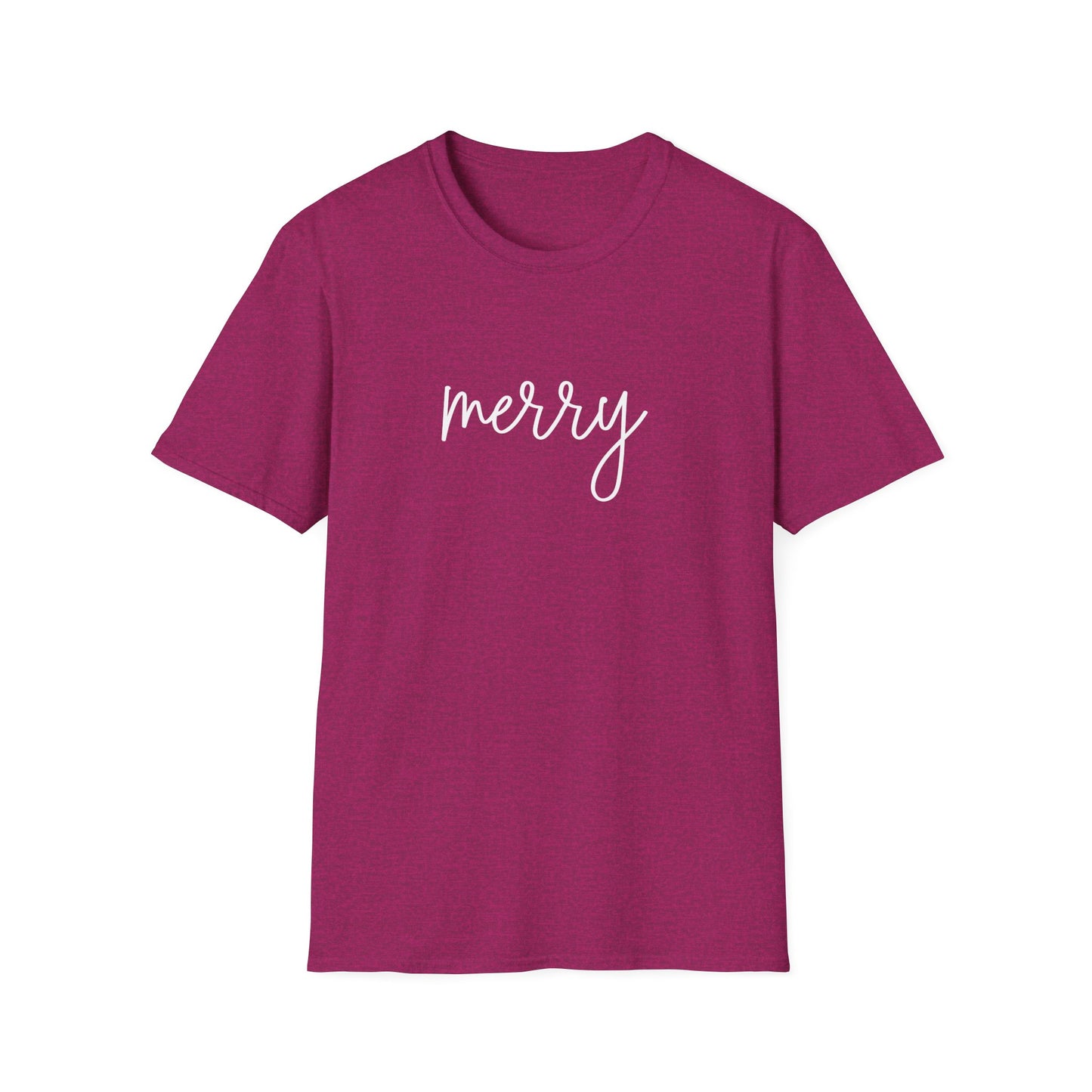 Merry Holiday T-Shirt — Cute Unisex Holiday Tee