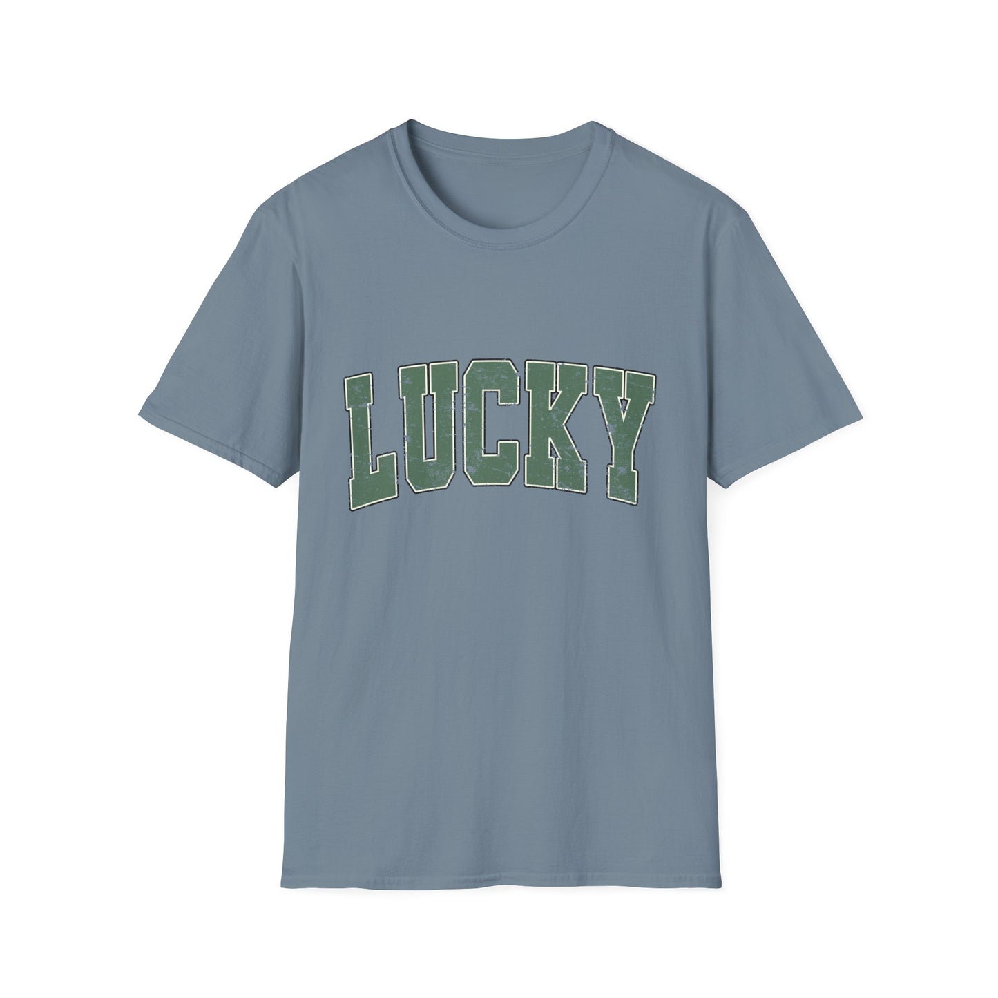 Lucky Graphic T-Shirt — Vintage Green St. Patrick’s Day Tee
