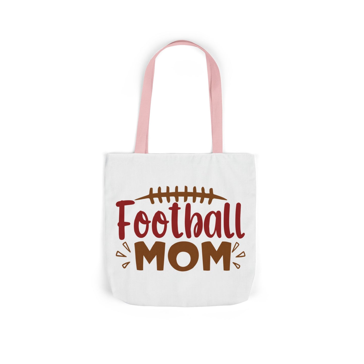 Football Mom Canvas Tote Bag — Game Day Reusable Grocery & Gear Tote