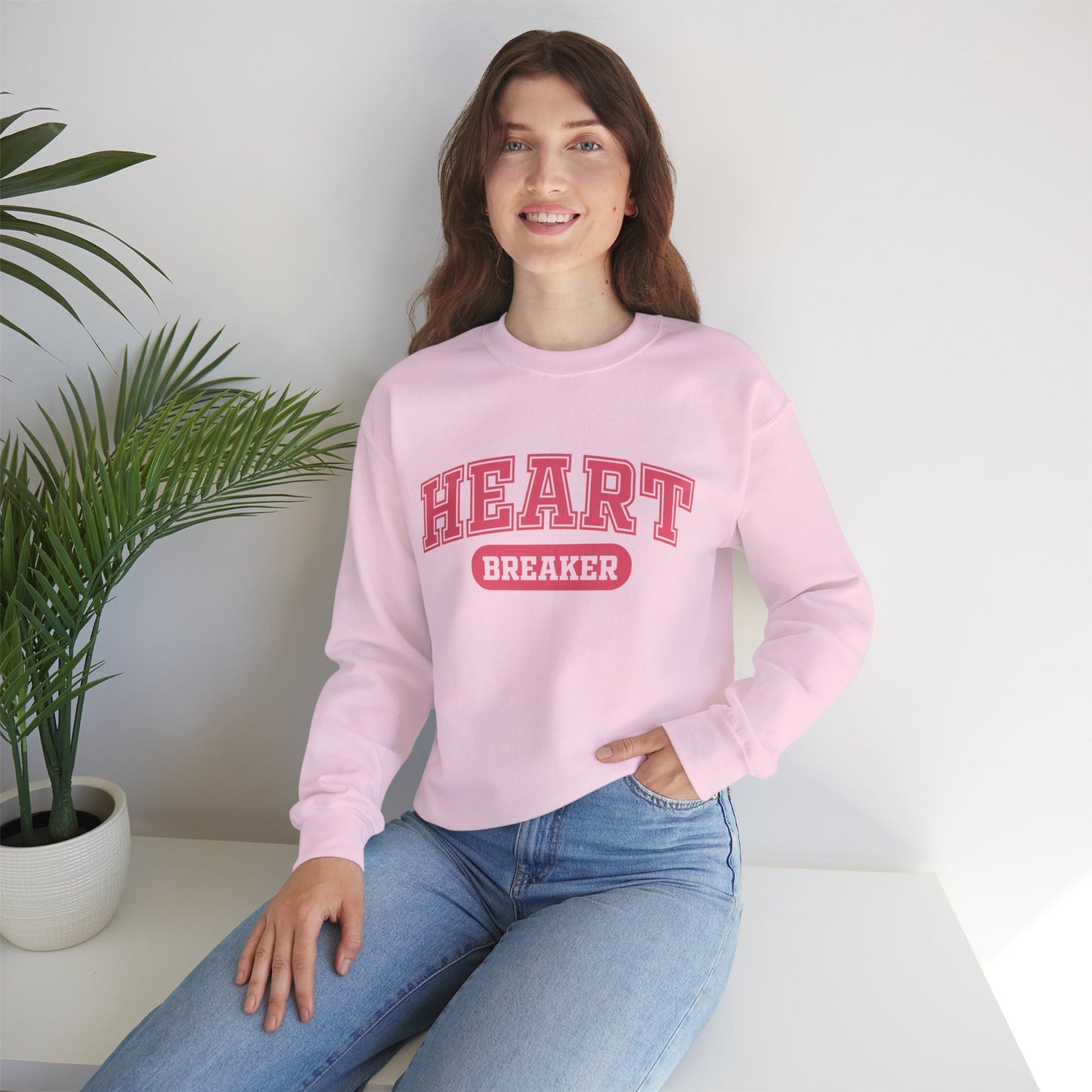 Heartbreaker Feminine Graphic Crewneck Sweatshirt