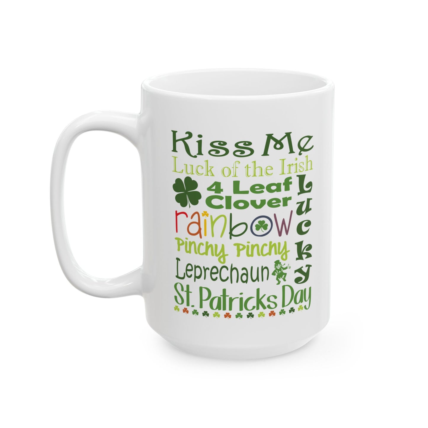 St. Patrick's Day Riot Ceramic Mug, (11oz, 15oz)