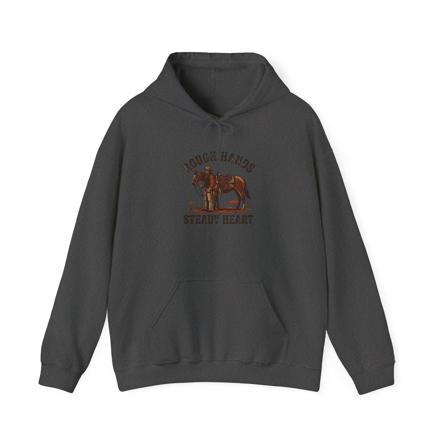 Rough Hands Steady Heart Hoodie | Western cowboy, Americana vintage