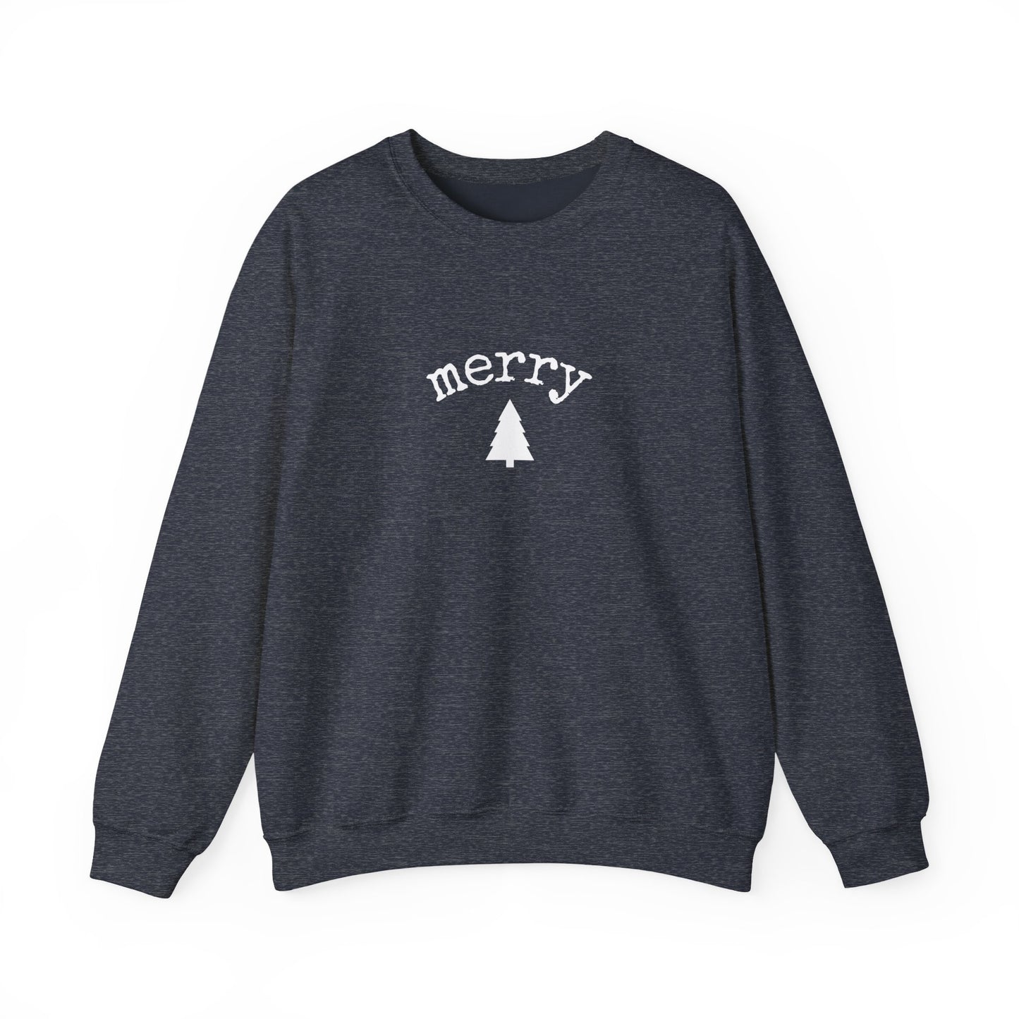 Merry Festive Holiday Crewneck Sweatshirt — Cute Christmas Sweatshirt