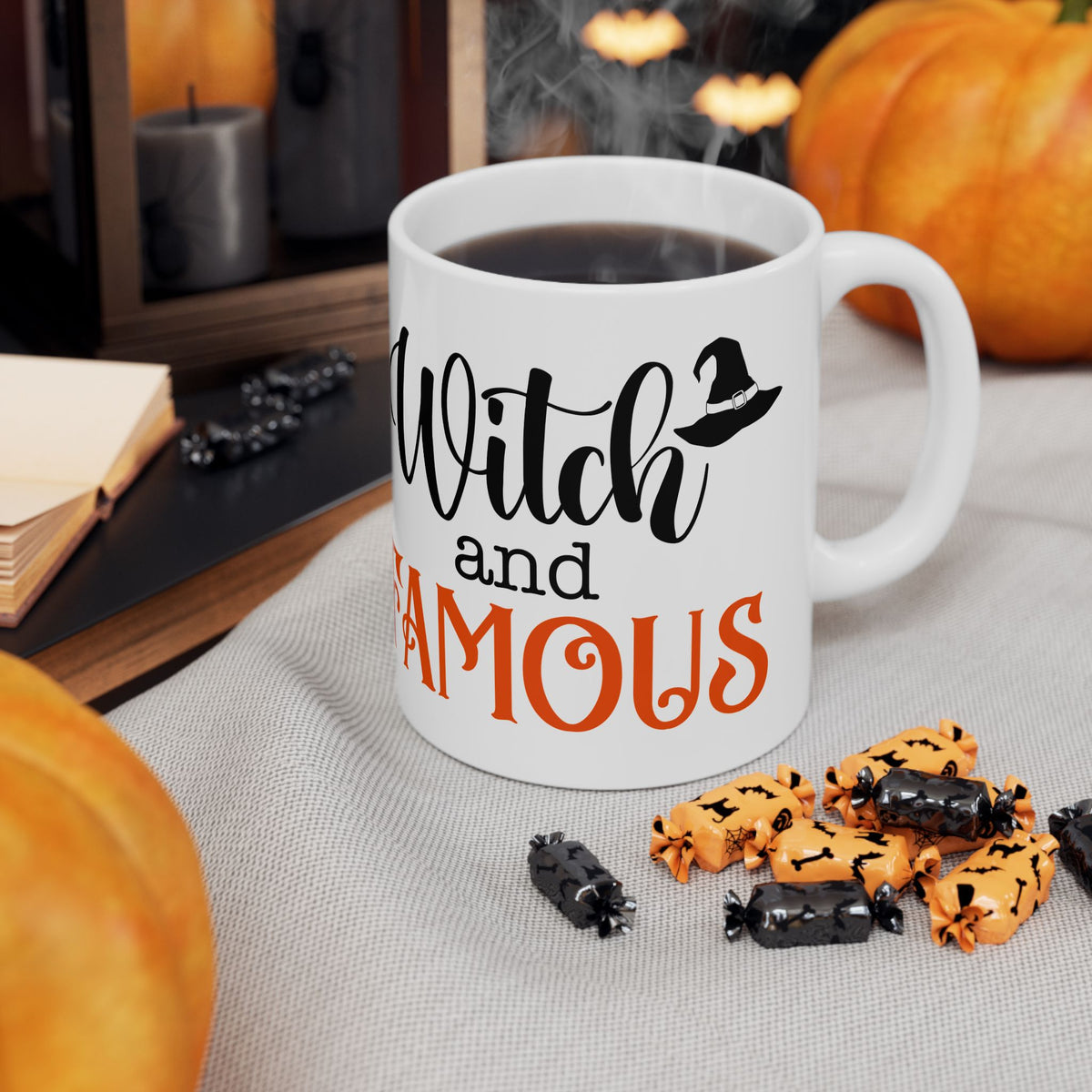 Witch and Famous Halloween Ceramic Mug (11oz/15oz)