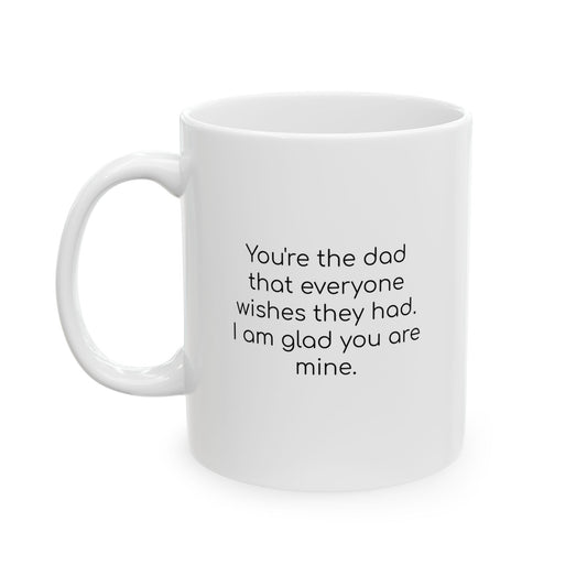 Glad Dad Ceramic Mug 11 oz, 15 oz mug