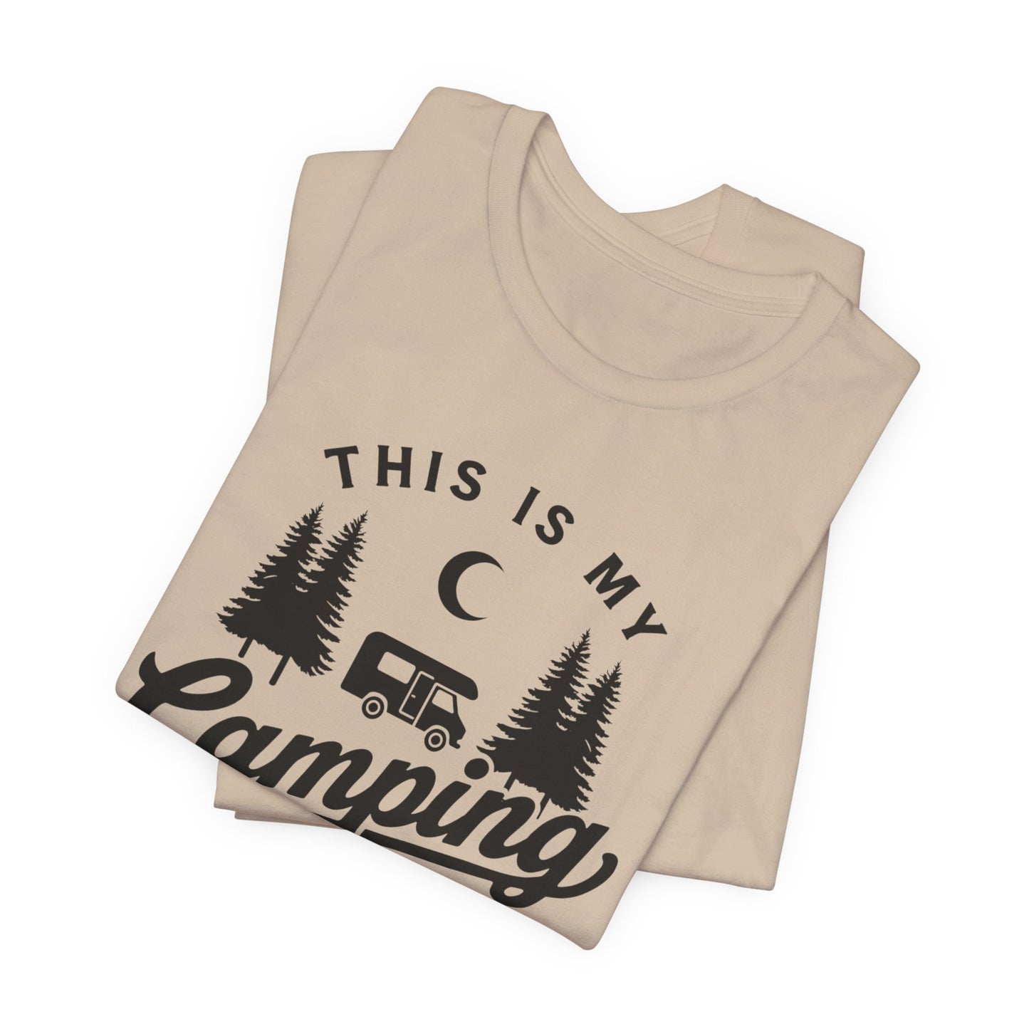 This Is My Camping Shirt Tee — Retro Camper Graphic T-Shirt for Outdoor Lovers