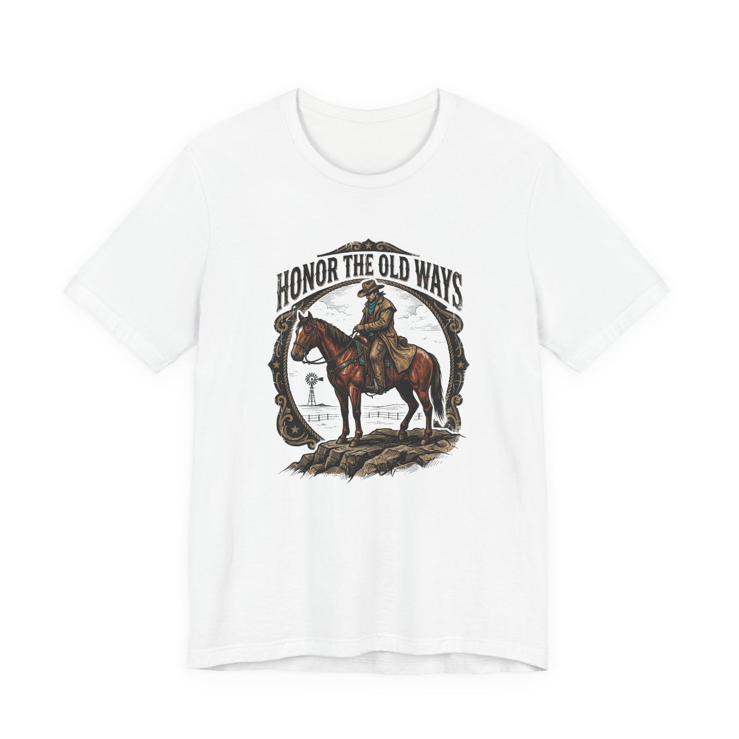 Honor the Old Ways T-Shirt | Western cowboy, vintage Americana