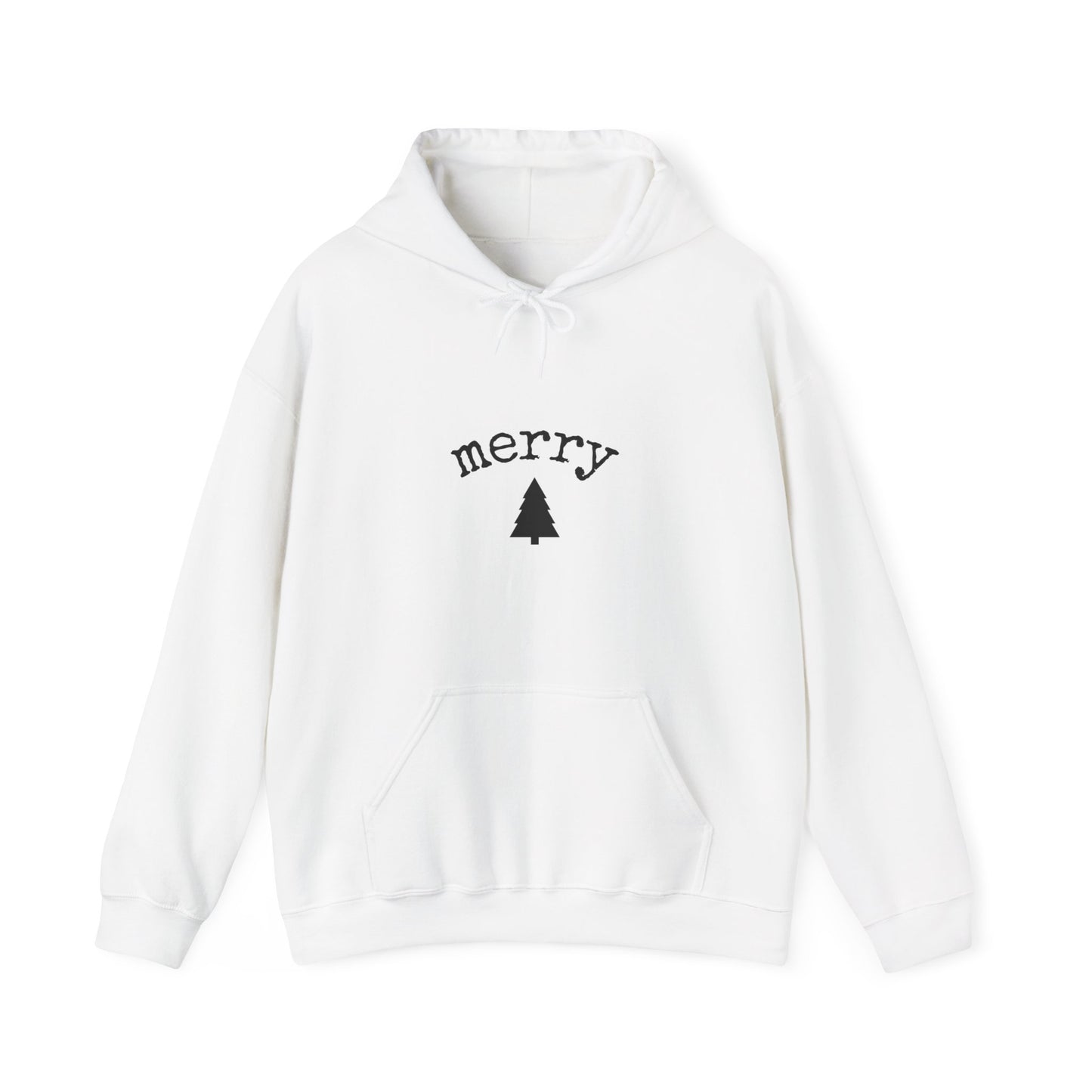 Cute "Merry Christmas Tree" Hoodie — Festive Holiday Sweatshirt