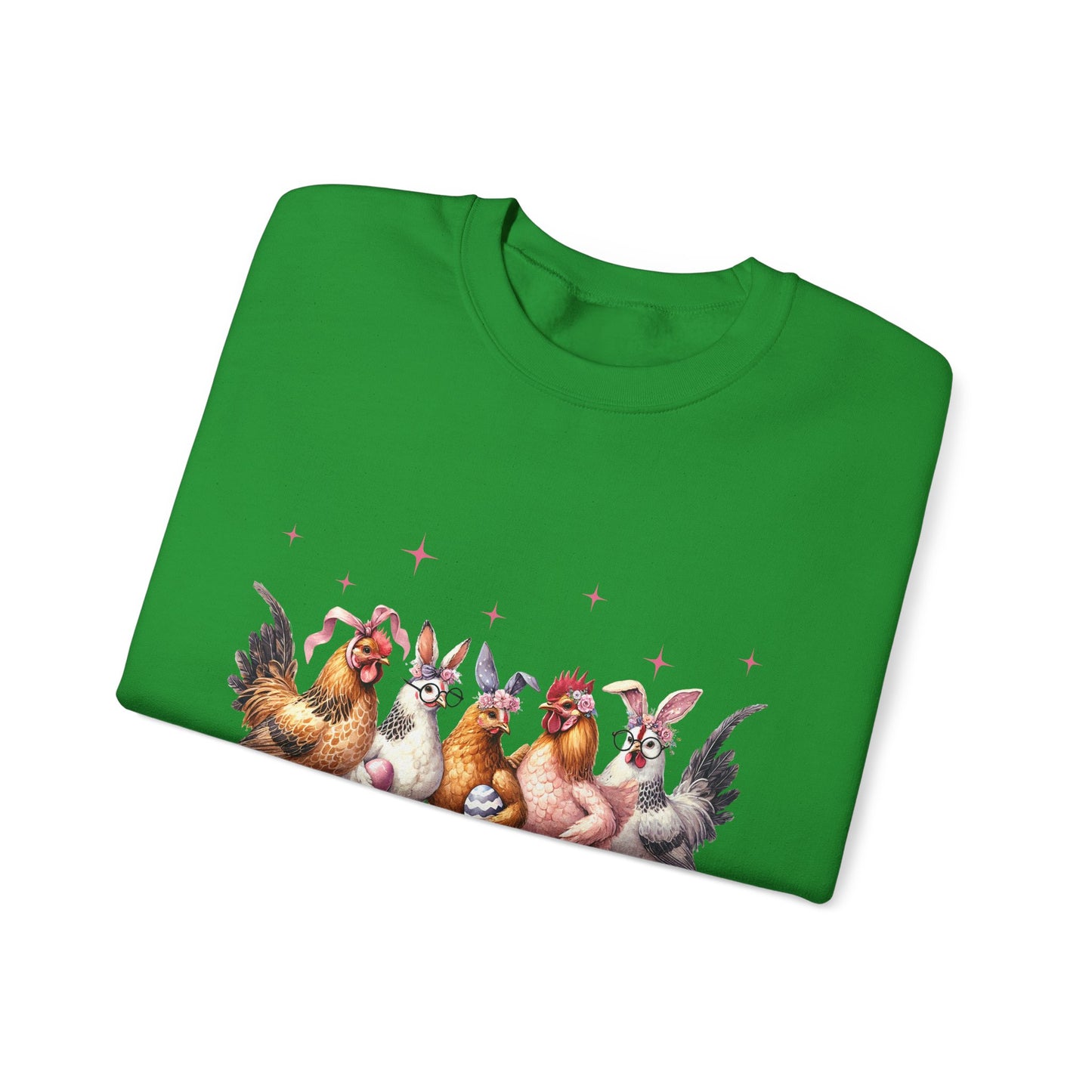 Happy Easter Themed Crewneck Women's Sweatshirt