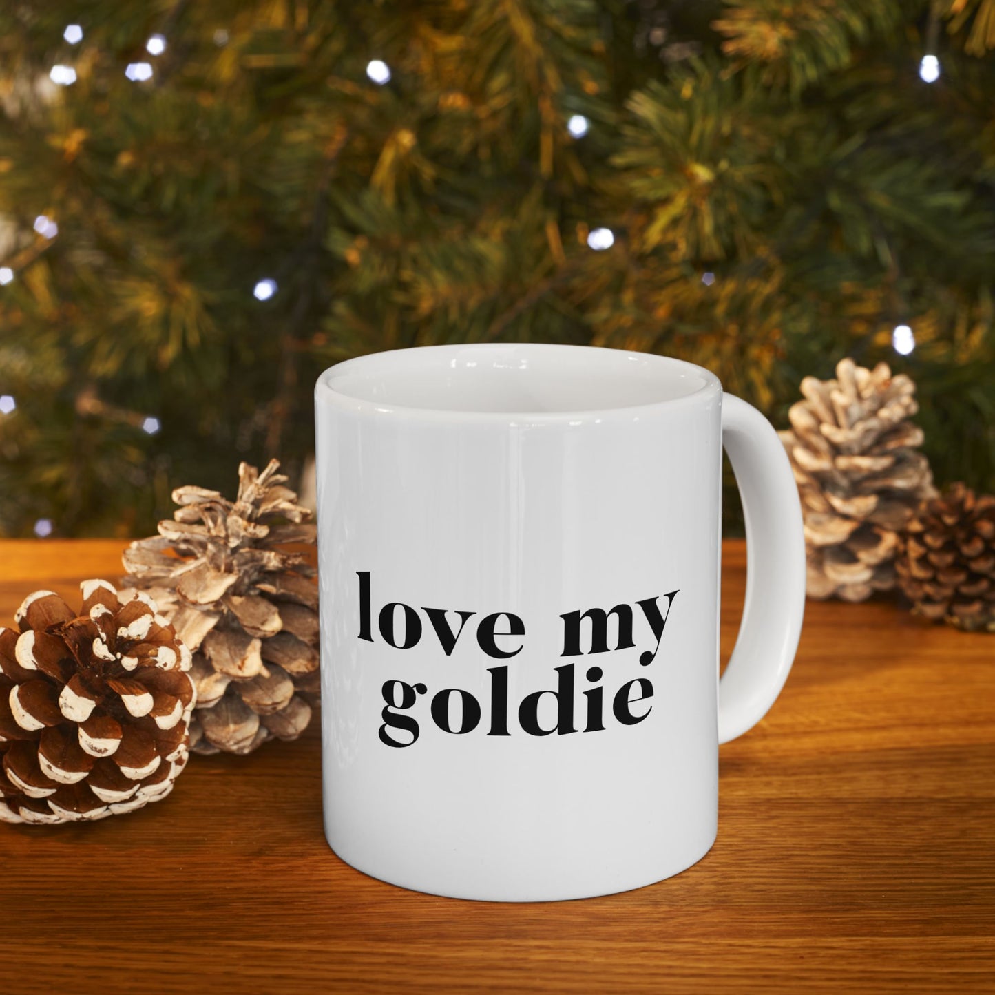 Goldie Love Ceramic Mug (11oz, 15oz)