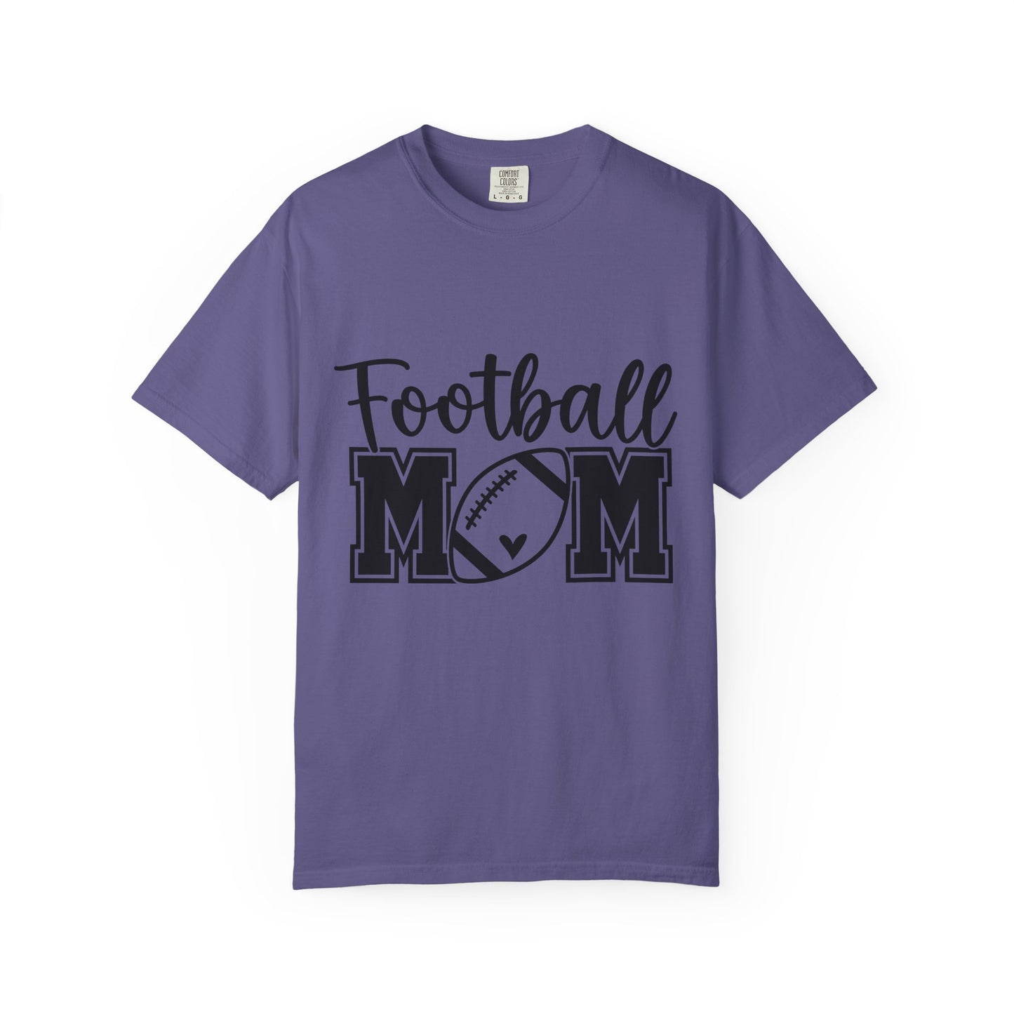 Football Mom T‑Shirt — Script & Varsity Football Mom Tee
