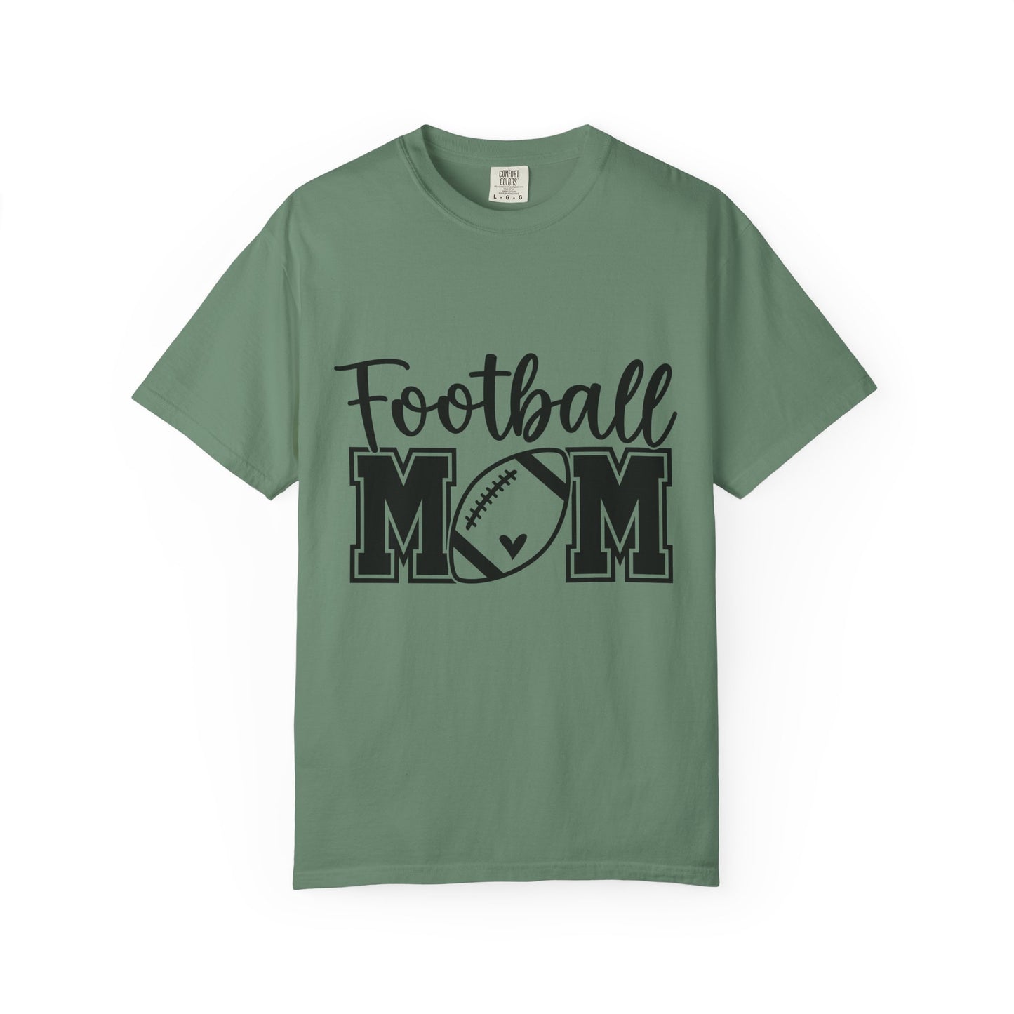 Football Mom T‑Shirt — Script & Varsity Football Mom Tee