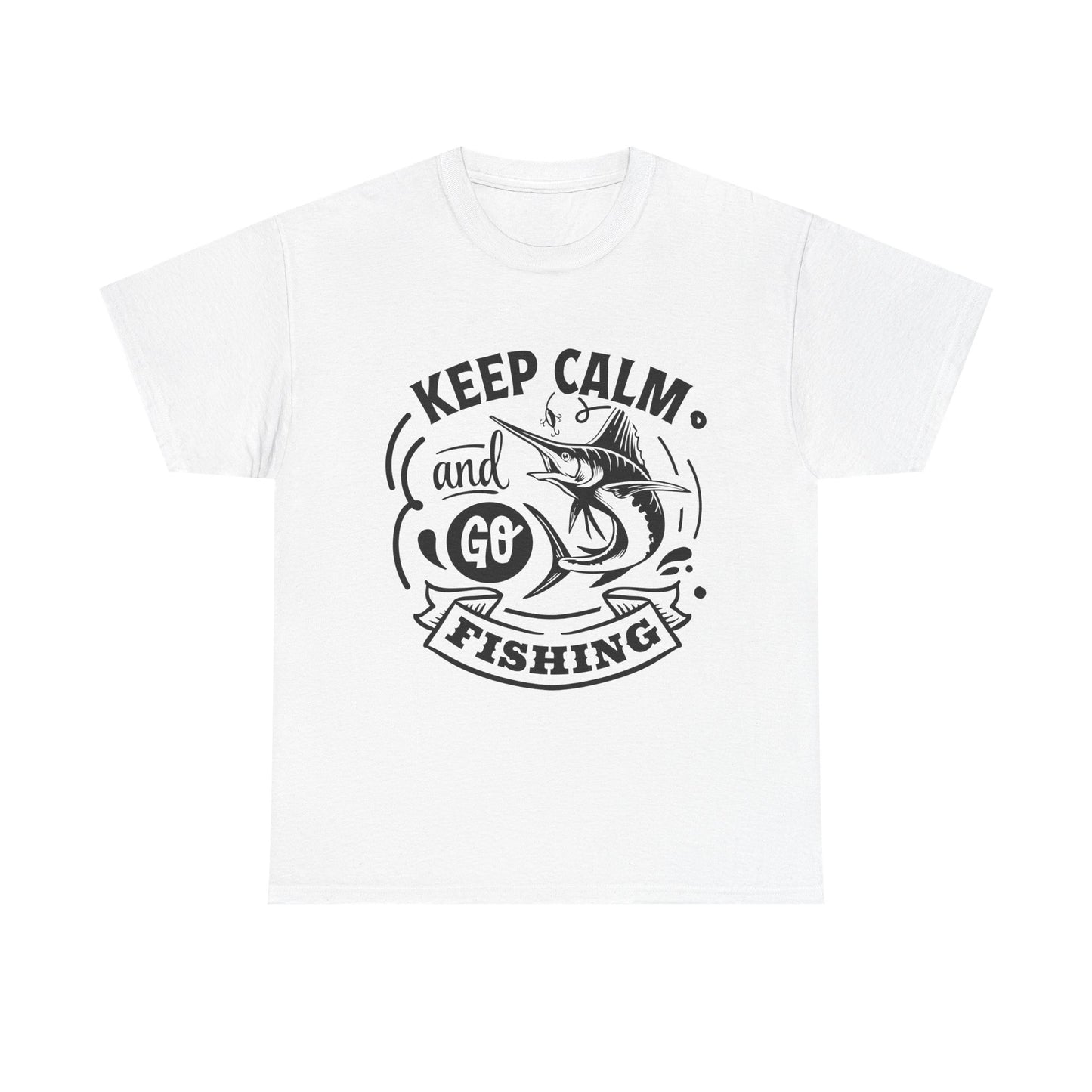 Keep Calm and Go Fishing T-Shirt for Dad