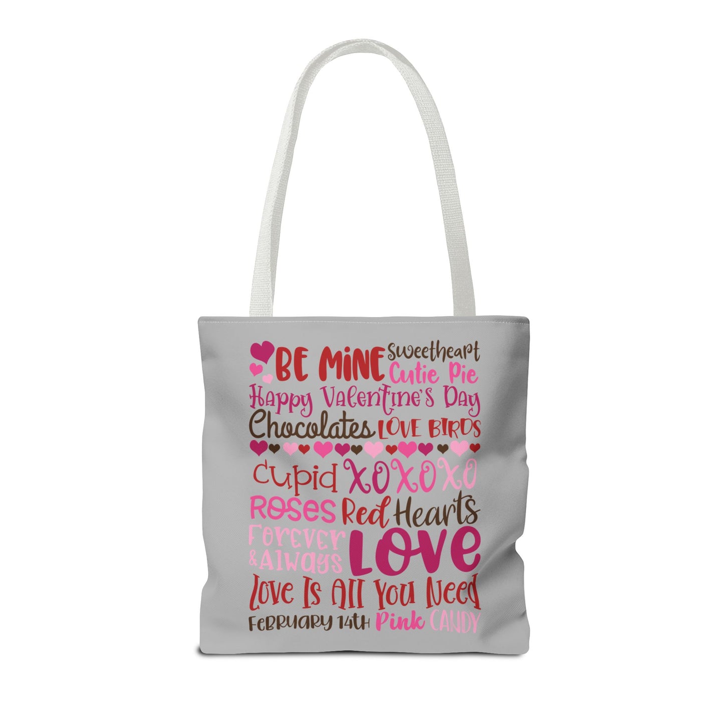 Valentine’s Day Love Words Tote Bag