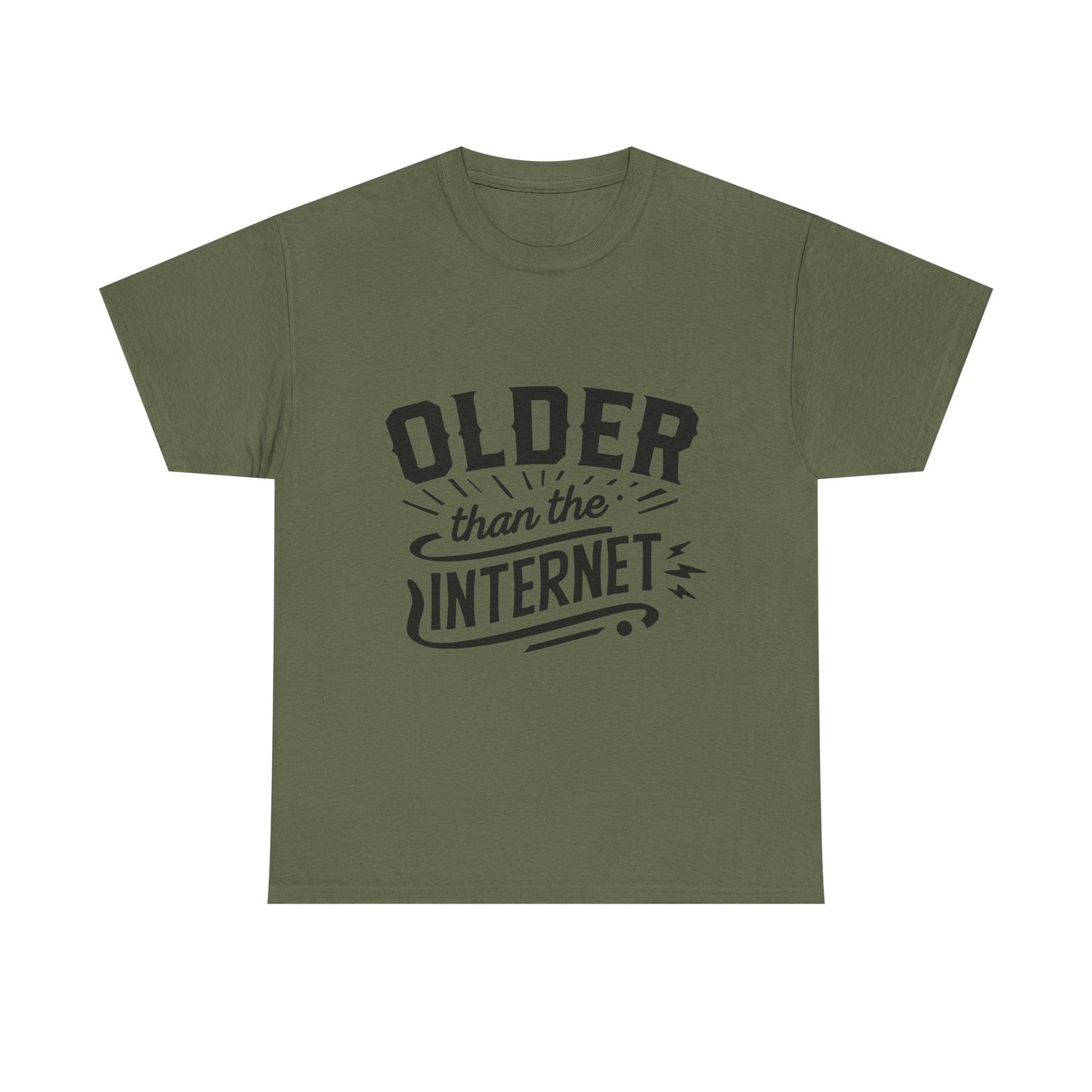 Older Than the Internet Unisex Heavy Cotton Tee for Dad for Father's Day