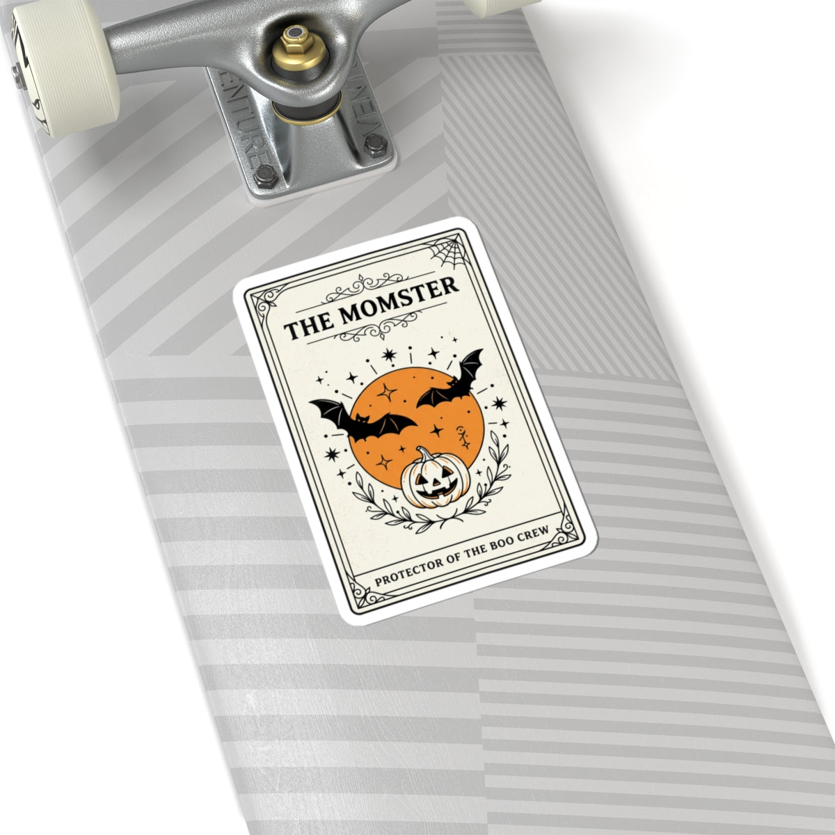The Momster Kiss-Cut Sticker | Halloween mom, bats & pumpkin