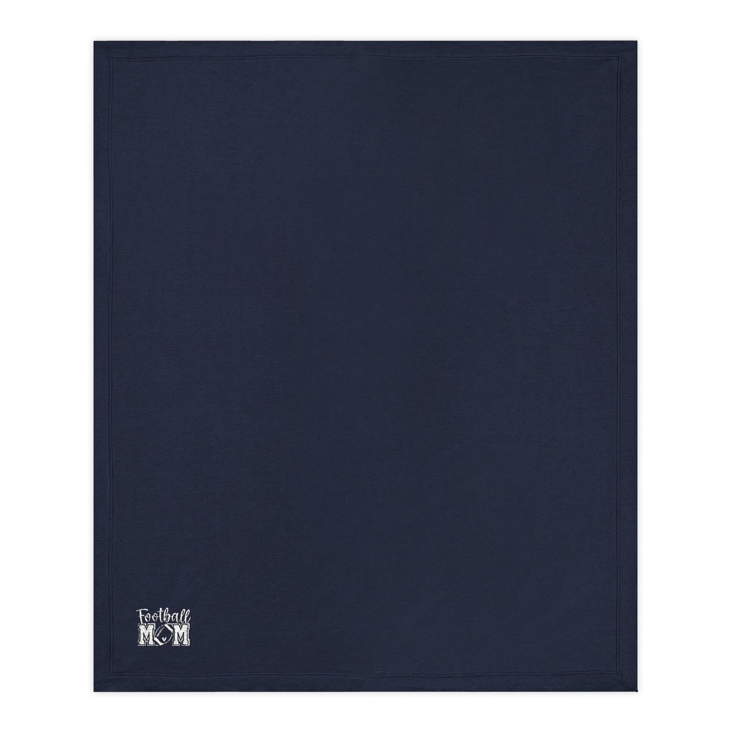 Football Mom Cozy Game Day Throw with Corner Logo