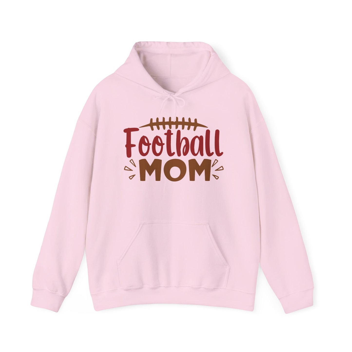 Football Mom Hoodie — Cute Football Graphic Pullover for Proud Sports Moms