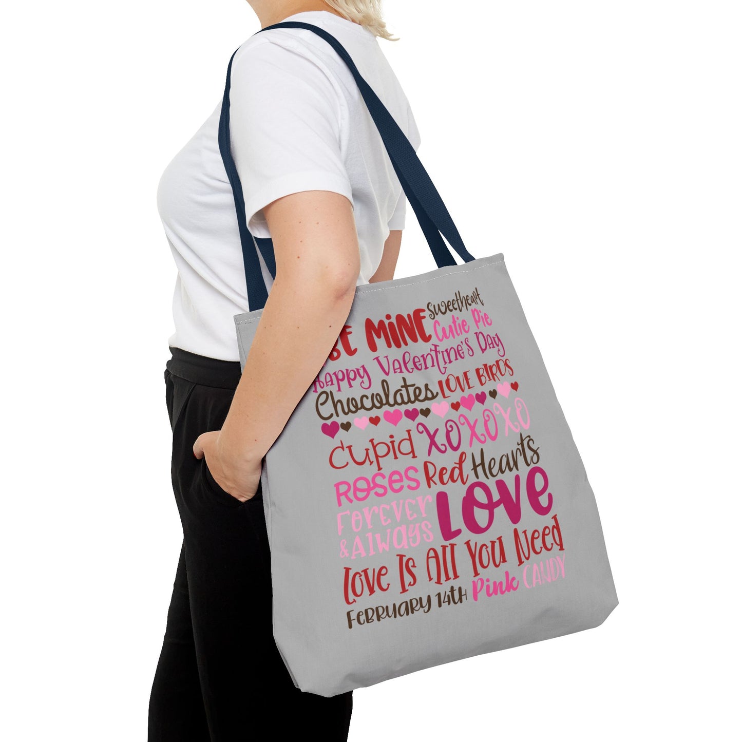 Valentine’s Day Love Words Tote Bag