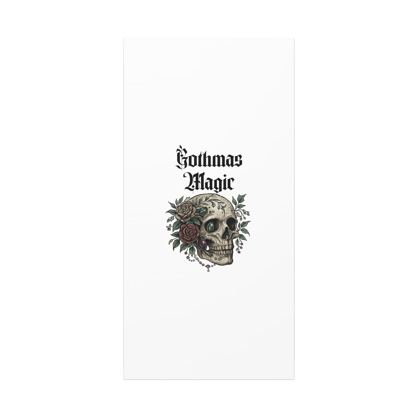 Gothmas Magic Skull Canvas Wall Art