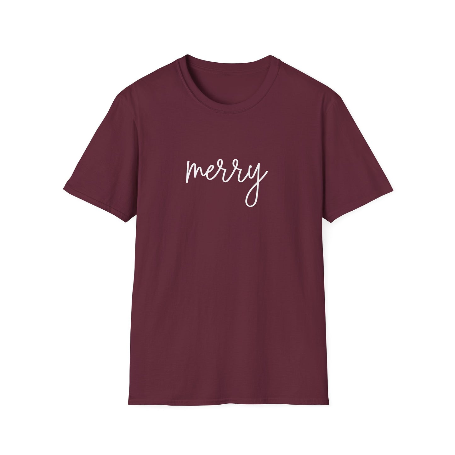 Merry Holiday T-Shirt — Cute Unisex Holiday Tee
