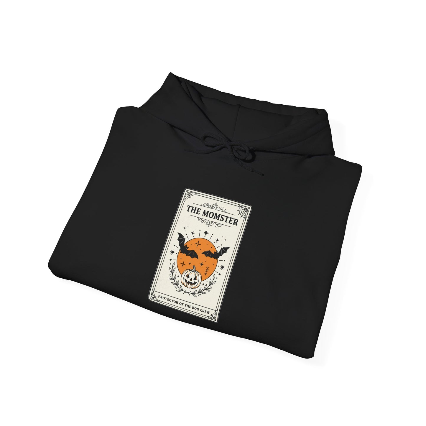 Momster Pumpkin Crest Hoodie | Halloween Momster, Spooky Retro