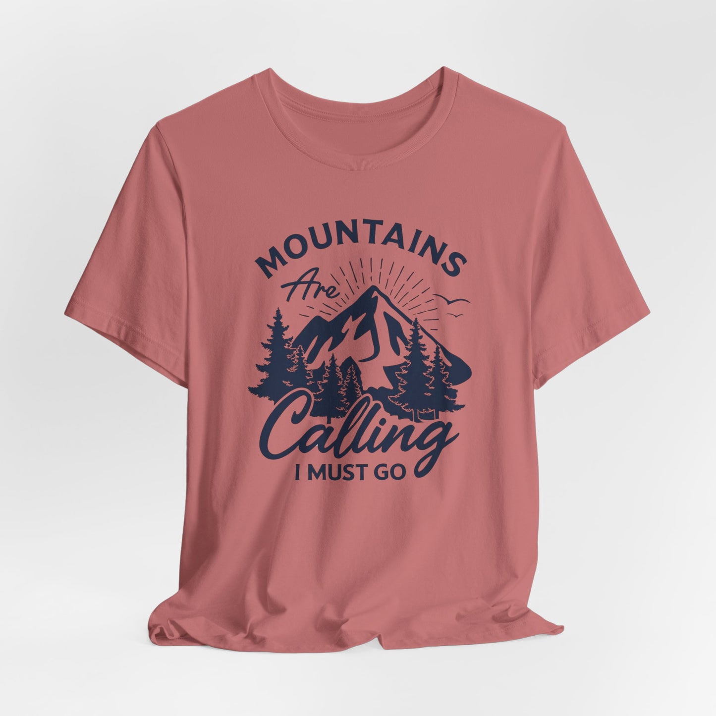 Mountains Are Calling T‑Shirt — Outdoor Adventure Graphic Tee