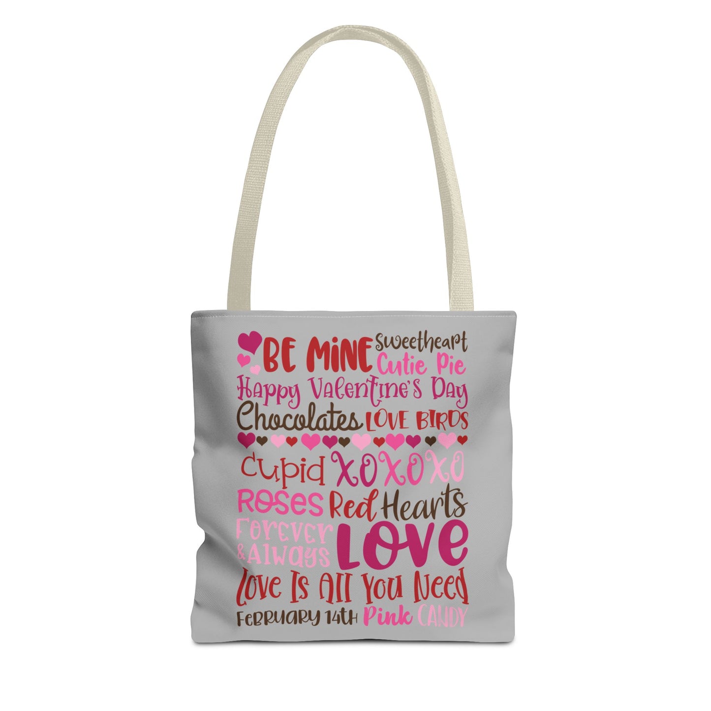 Valentine’s Day Love Words Tote Bag