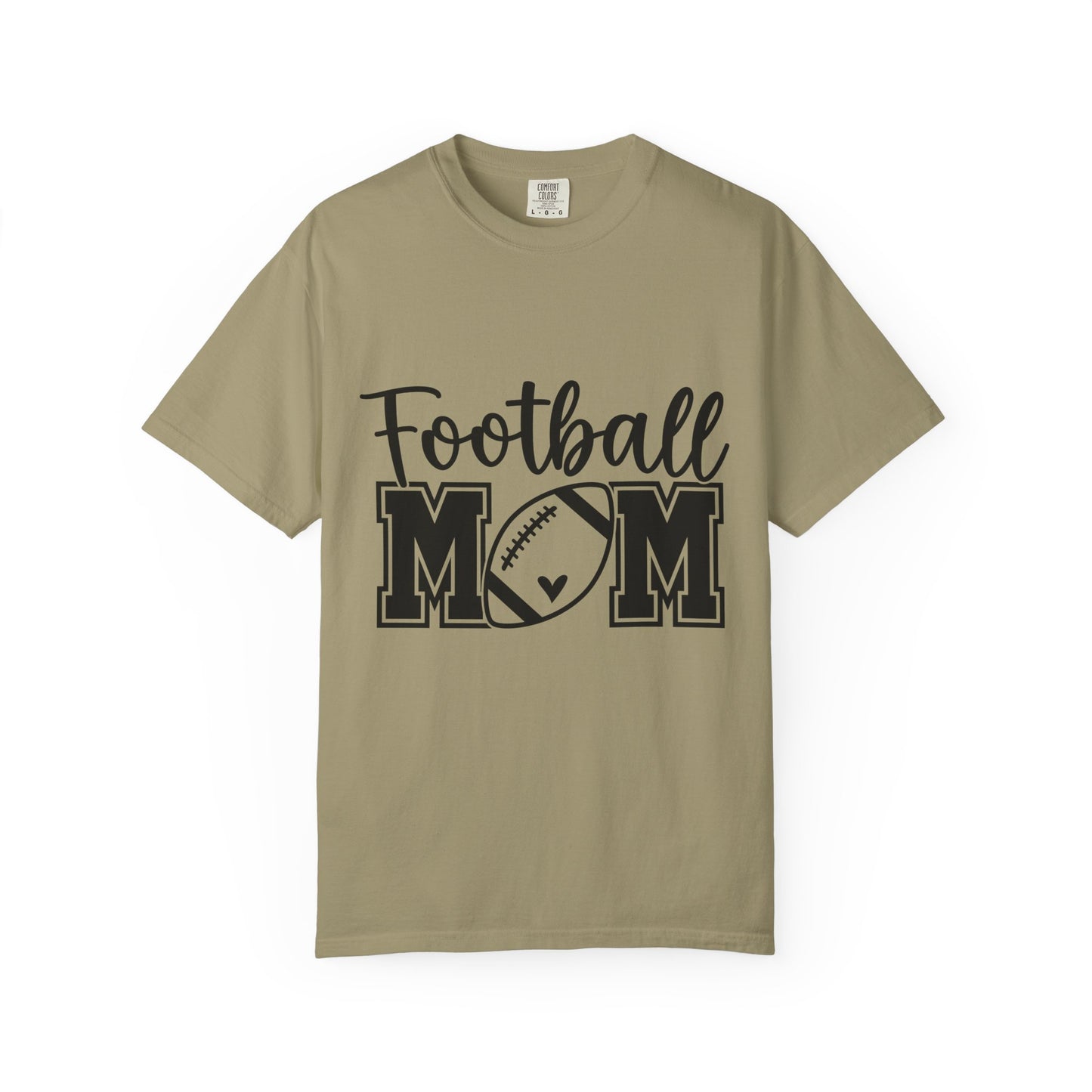 Football Mom T‑Shirt — Script & Varsity Football Mom Tee
